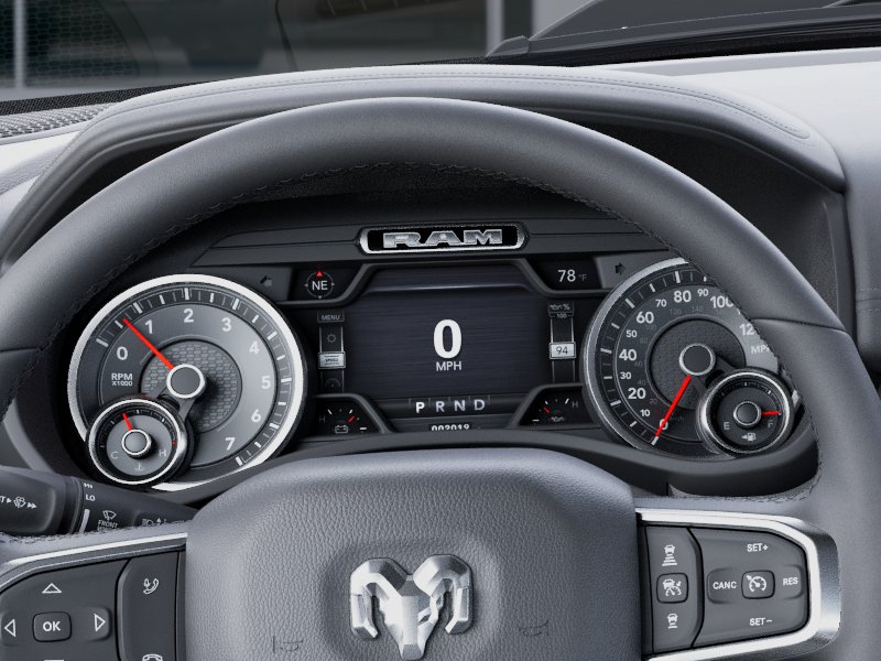 New 2026 Diamond Black Crystal Pearl-Coat Exterior Paint RAM Laramie image 52