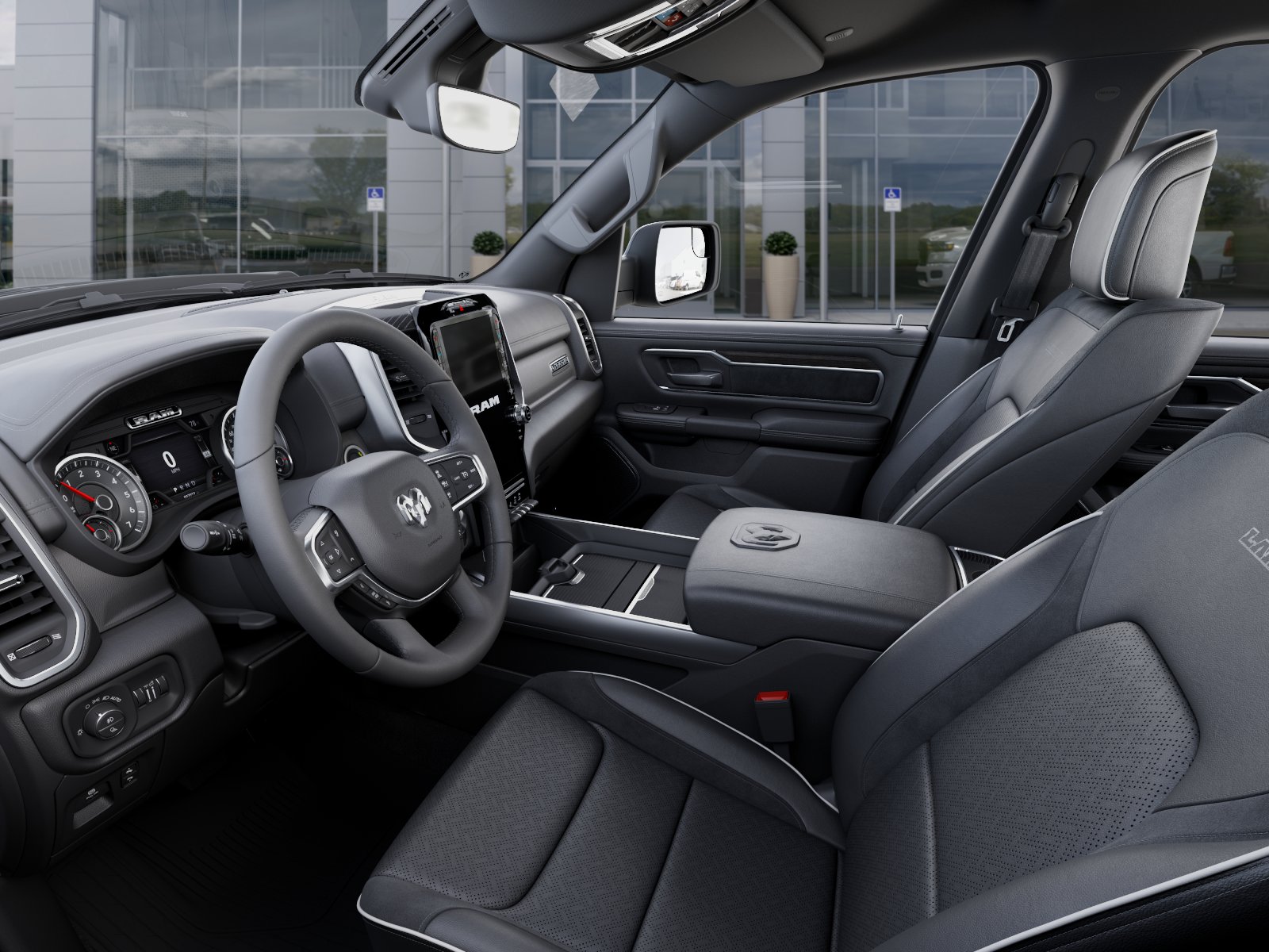 New 2026 Diamond Black Crystal Pearl-Coat Exterior Paint RAM Laramie image 57