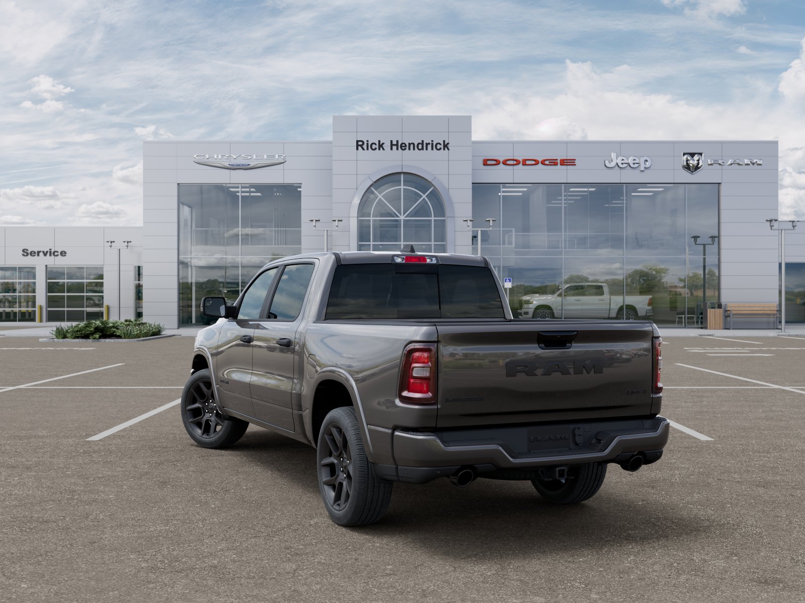 New 2026 Granite Crystal Metallic Clear-Coat Exterior Paint RAM Laramie image 30