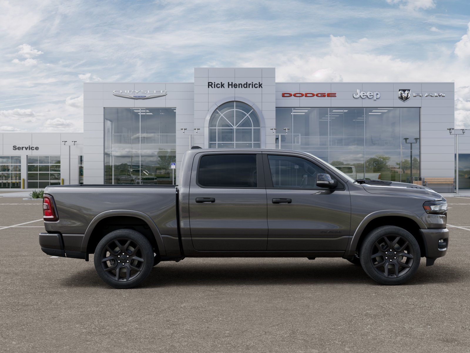 New 2026 Granite Crystal Metallic Clear-Coat Exterior Paint RAM Laramie image 48
