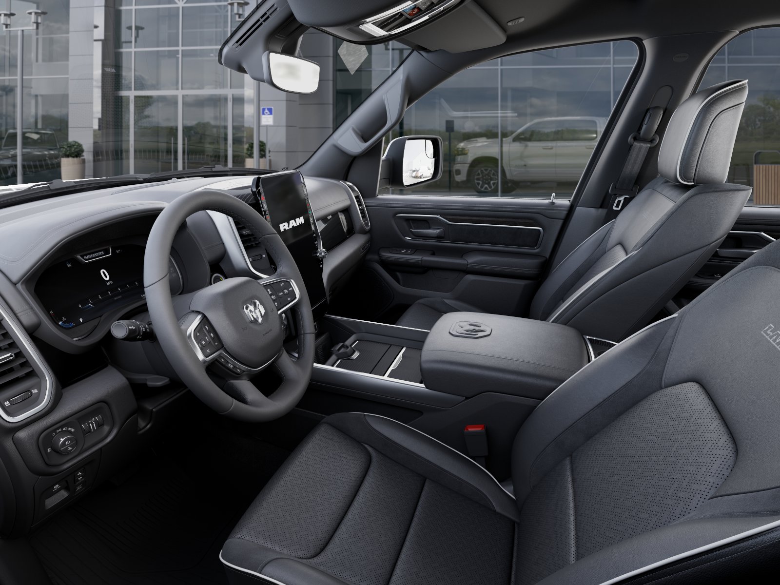 New 2026 Granite Crystal Metallic Clear-Coat Exterior Paint RAM RAM 1500 LARAMIE CREW CAB 4X4 image 48