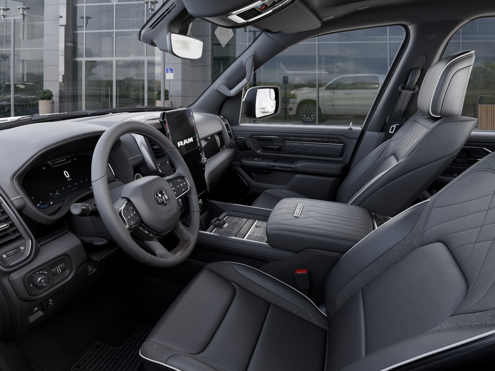 New 2026 Diamond Black Crystal Pearl-Coat Exterior Paint RAM Limited image 35