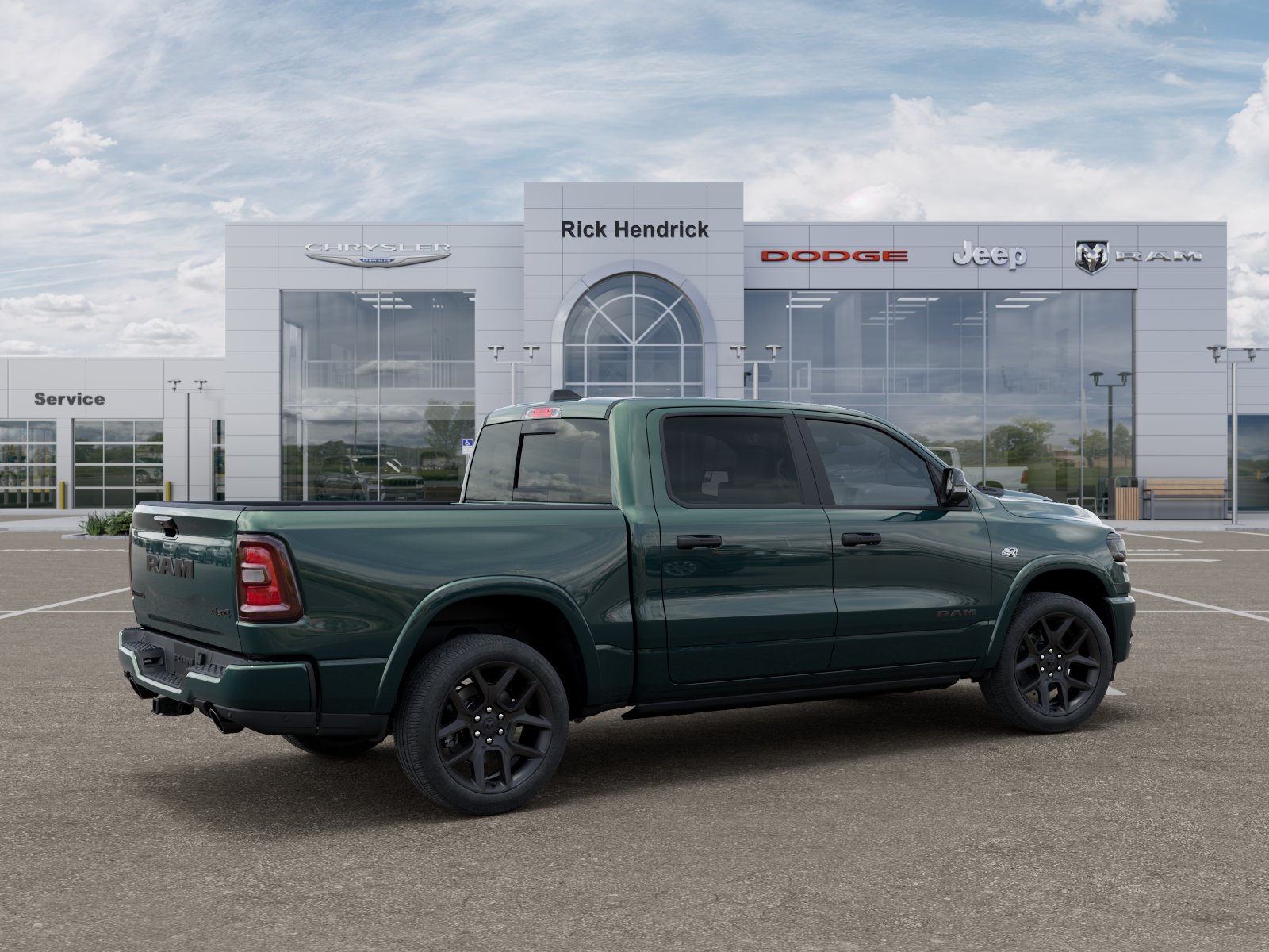 New 2026 Serrano-Green Metallic Exterior Paint RAM Laramie image 32