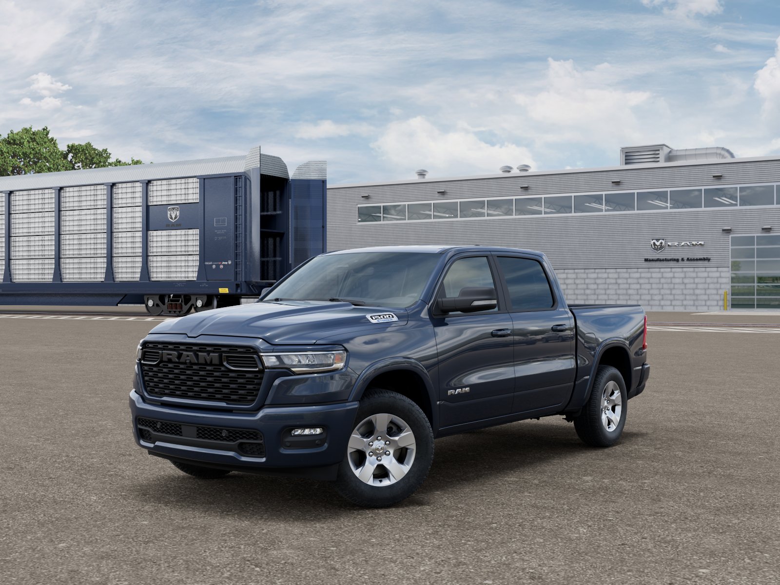 New 2026 Forged Blue Metallic Exterior Paint RAM Big Horn image 21