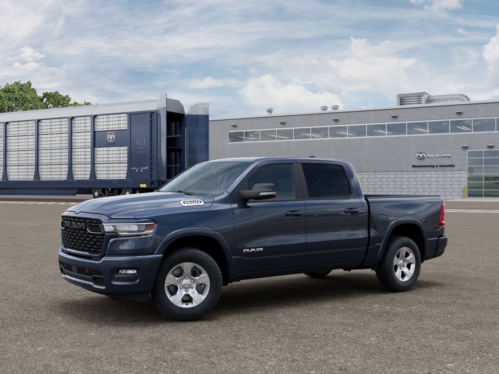 New 2026 Forged Blue Metallic Exterior Paint RAM Big Horn image 22