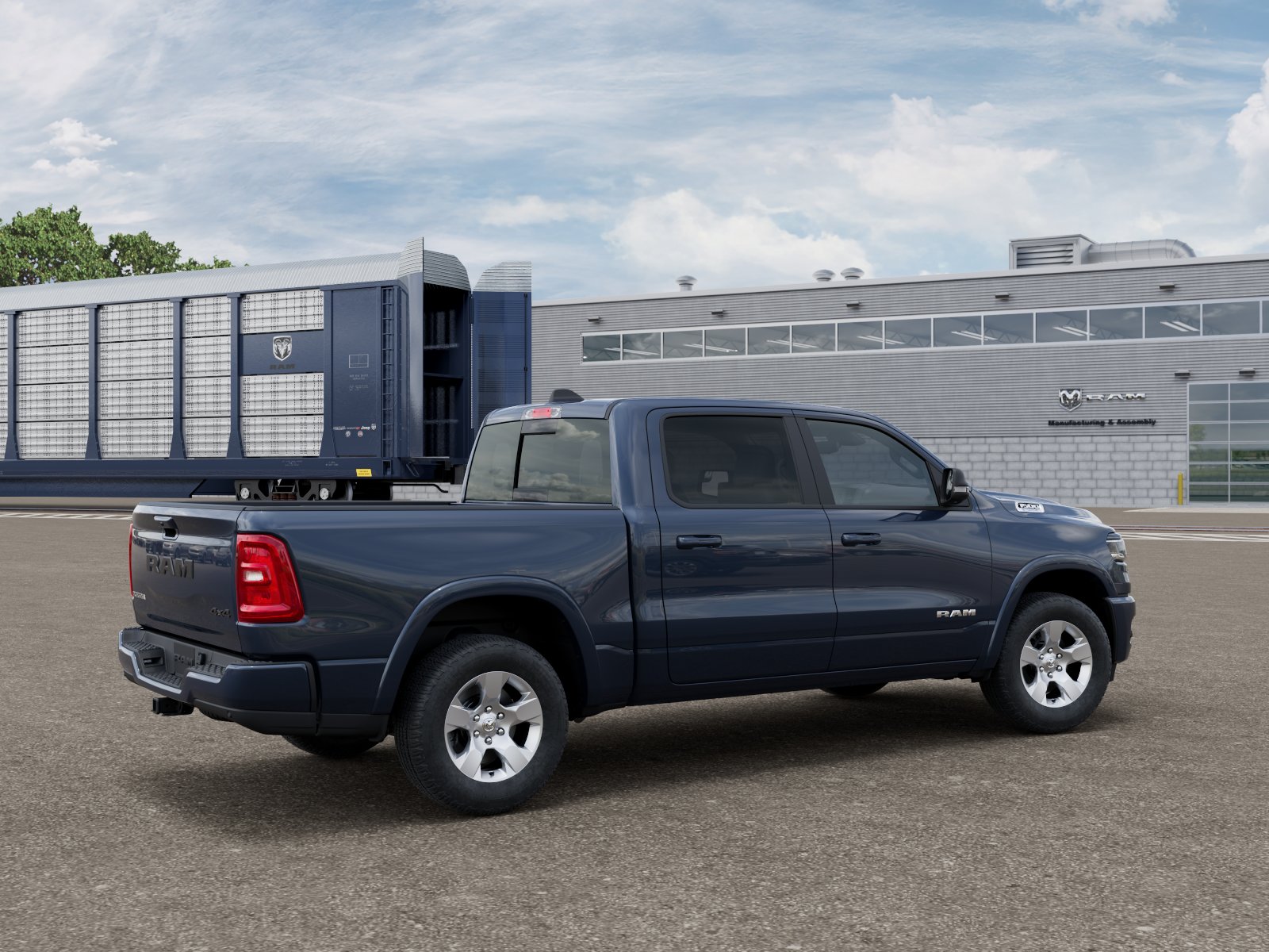 New 2026 Forged Blue Metallic Exterior Paint RAM Big Horn image 24