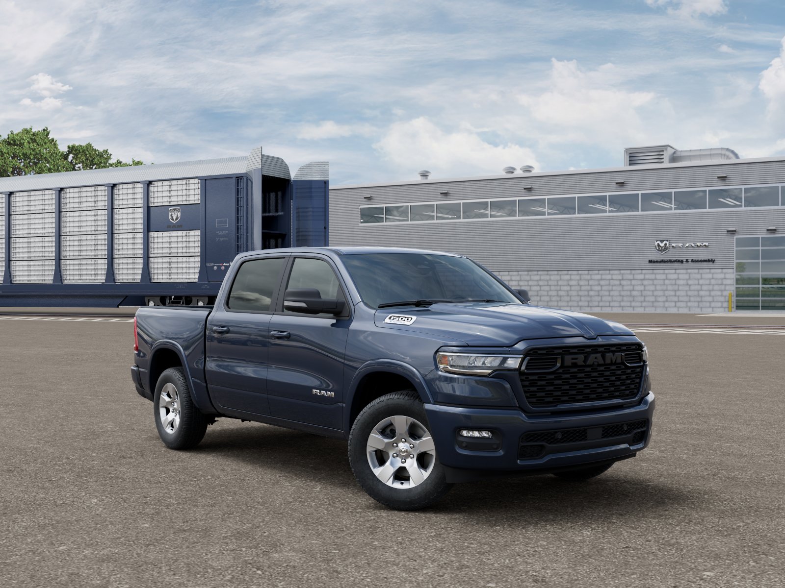 New 2026 Forged Blue Metallic Exterior Paint RAM Big Horn image 25