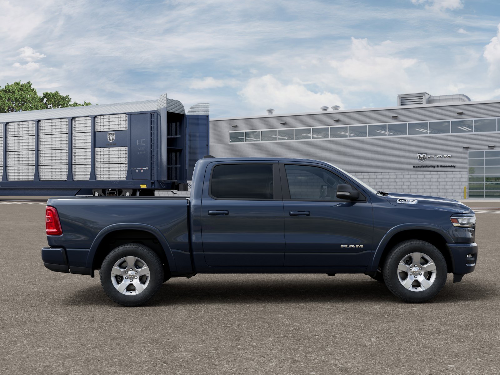 New 2026 Forged Blue Metallic Exterior Paint RAM Big Horn image 41