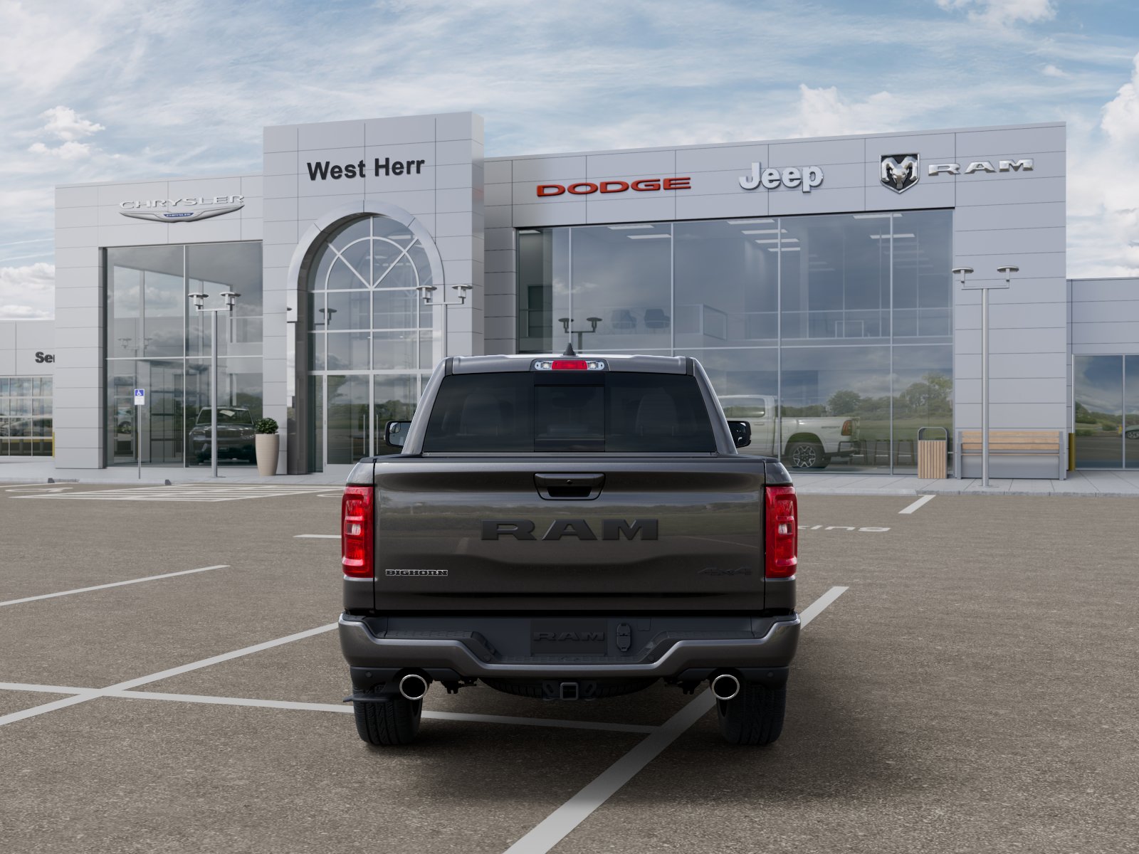 New 2026 Granite Crystal Metallic Clear Ram RAM 1500 BIG HORN CREW CAB 4X4 image 7