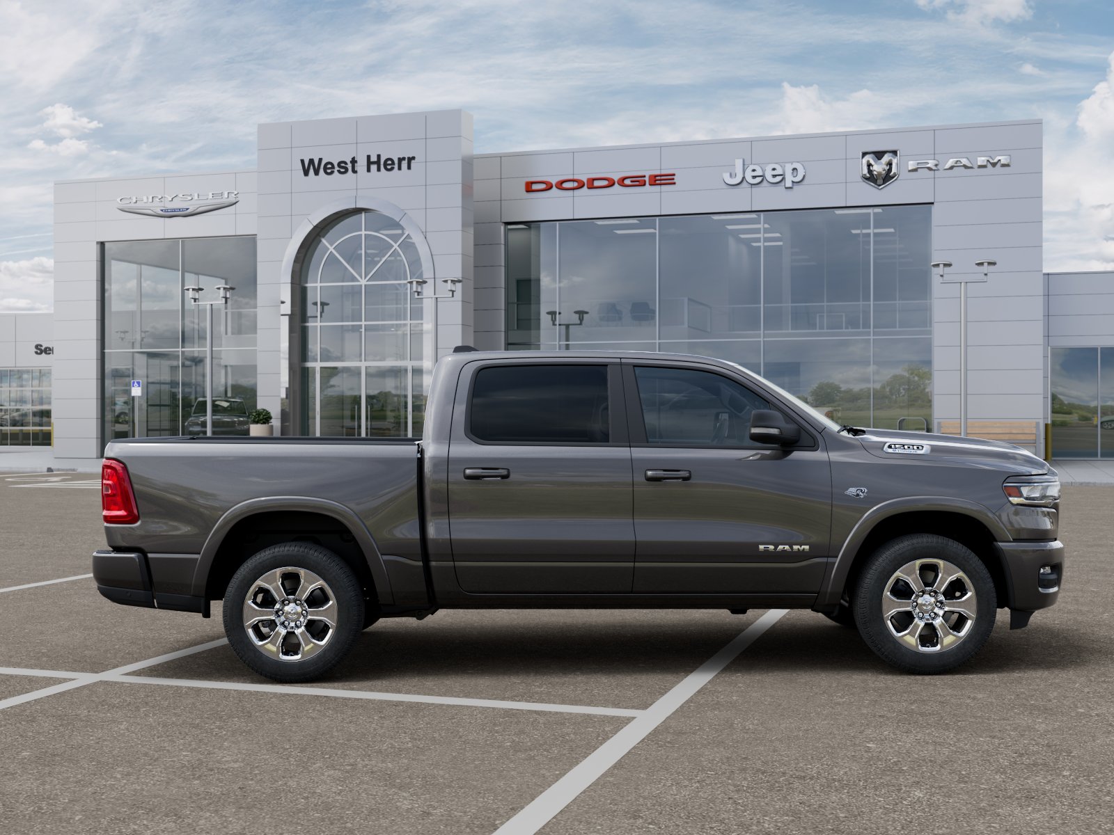 New 2026 Granite Crystal Metallic Clear Ram RAM 1500 BIG HORN CREW CAB 4X4 image 21