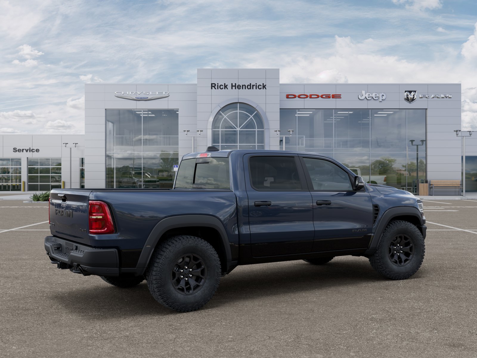 New 2026 Forged Blue Metallic Exterior Paint RAM RHO image 49