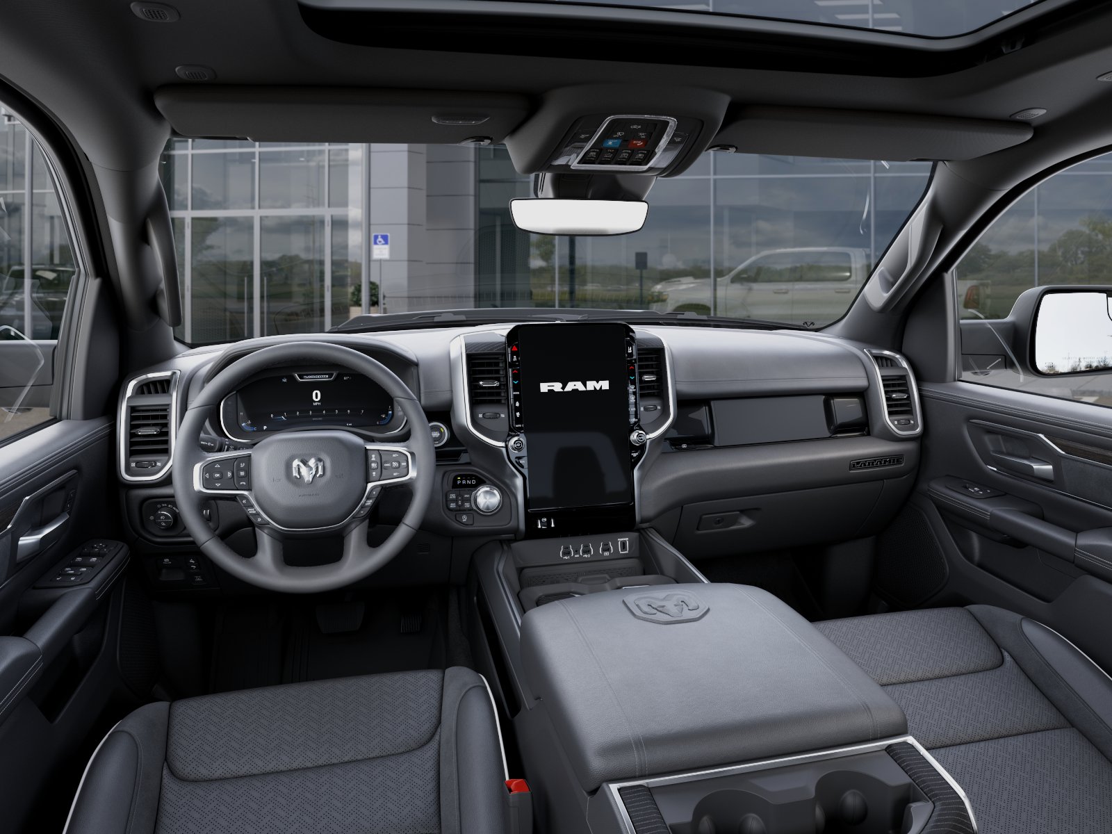 New 2026 Granite Crystal Metallic Clear-Coat Exterior Paint RAM RAM 1500 LARAMIE CREW CAB 4X4 image 114