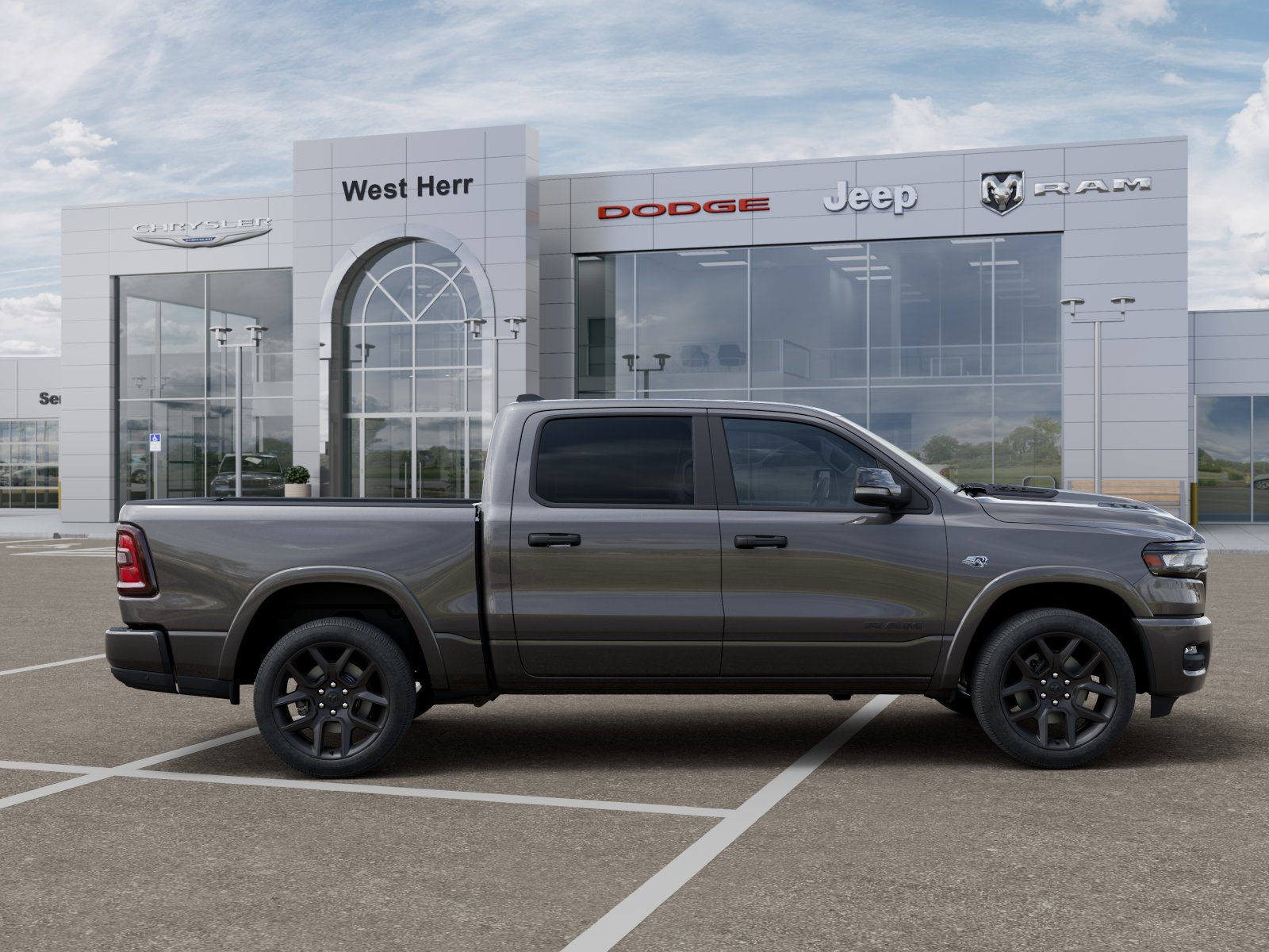 New 2026 Granite Crystal Metallic Clear-Coat Exterior Paint RAM RAM 1500 LARAMIE CREW CAB 4X4 image 121