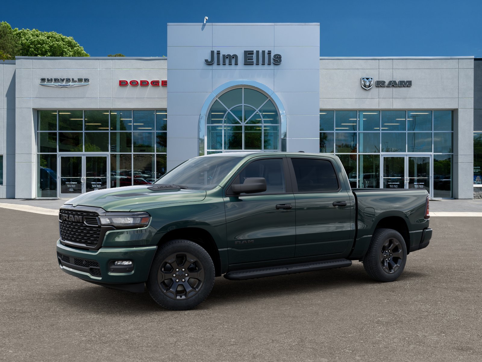 New 2026 Serrano-Green Metallic Exterior Paint RAM Tradesman image 28