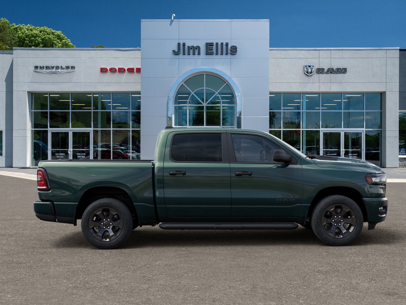 New 2026 Serrano-Green Metallic Exterior Paint RAM Tradesman image 47