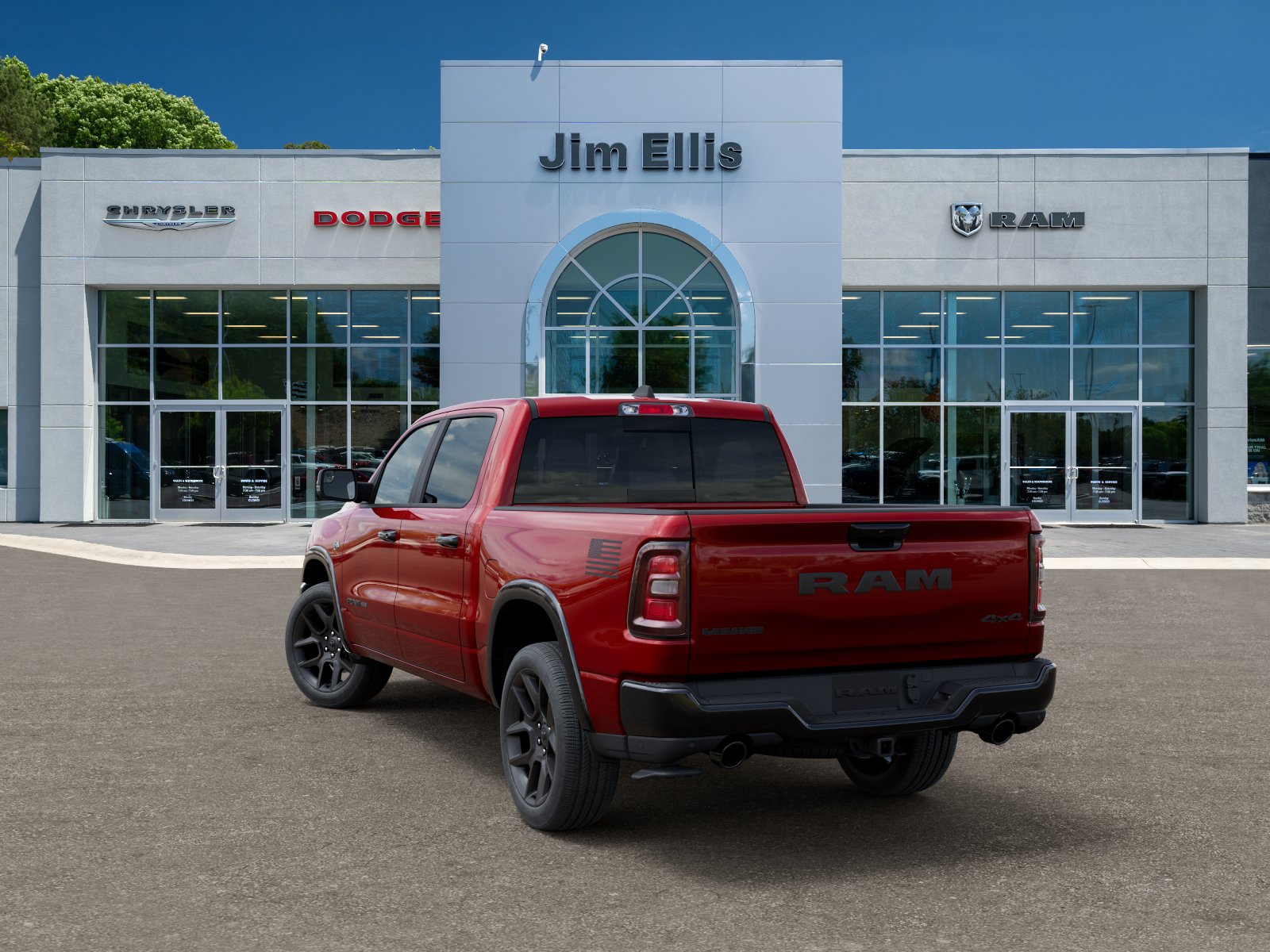 New 2026 Molten Red Pearl-Coat Exterior Paint RAM Laramie image 29