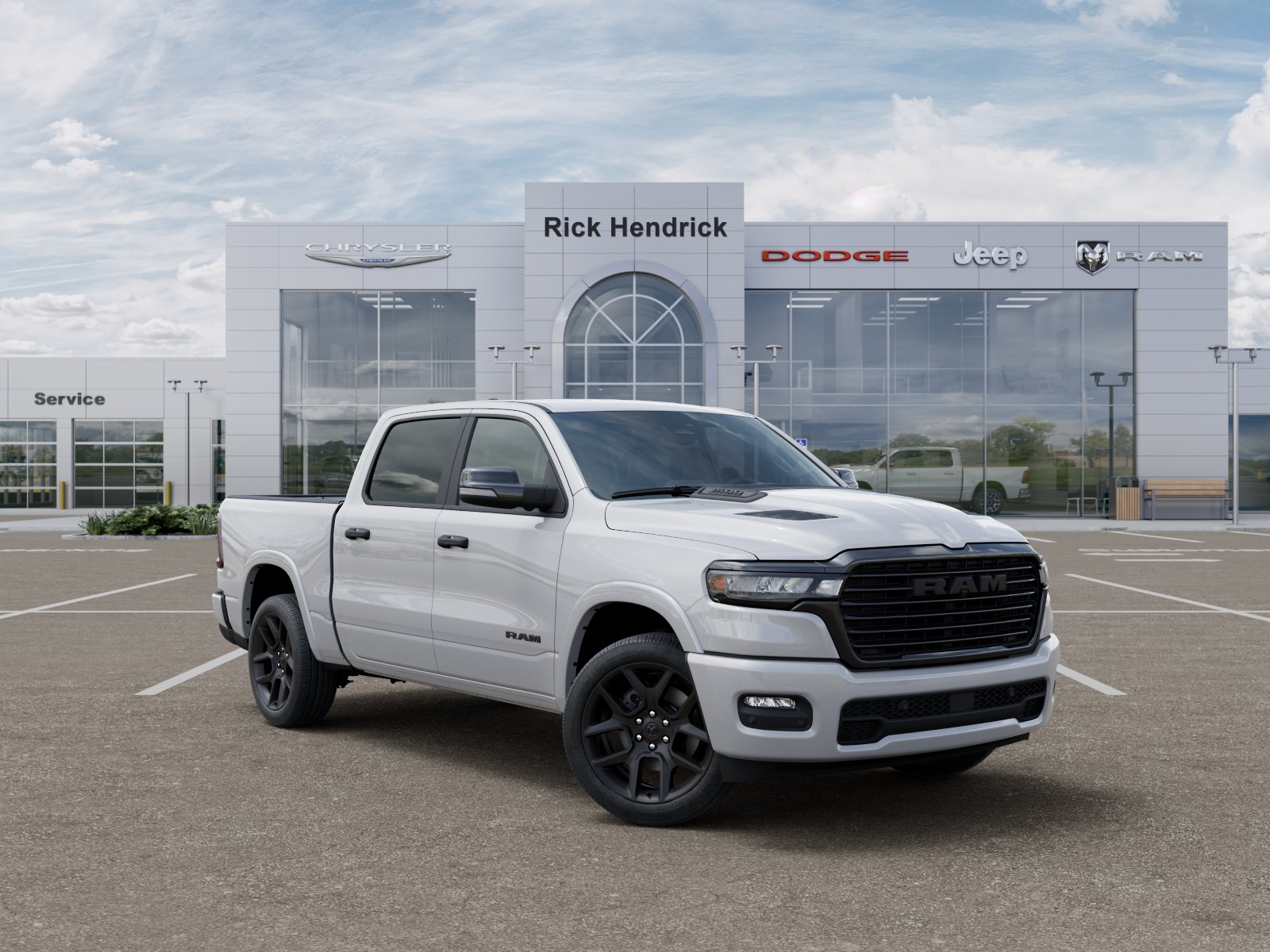 New 2026 Ivory White Tri-Coat Pearl-Coat Exterior Paint RAM Laramie image 40