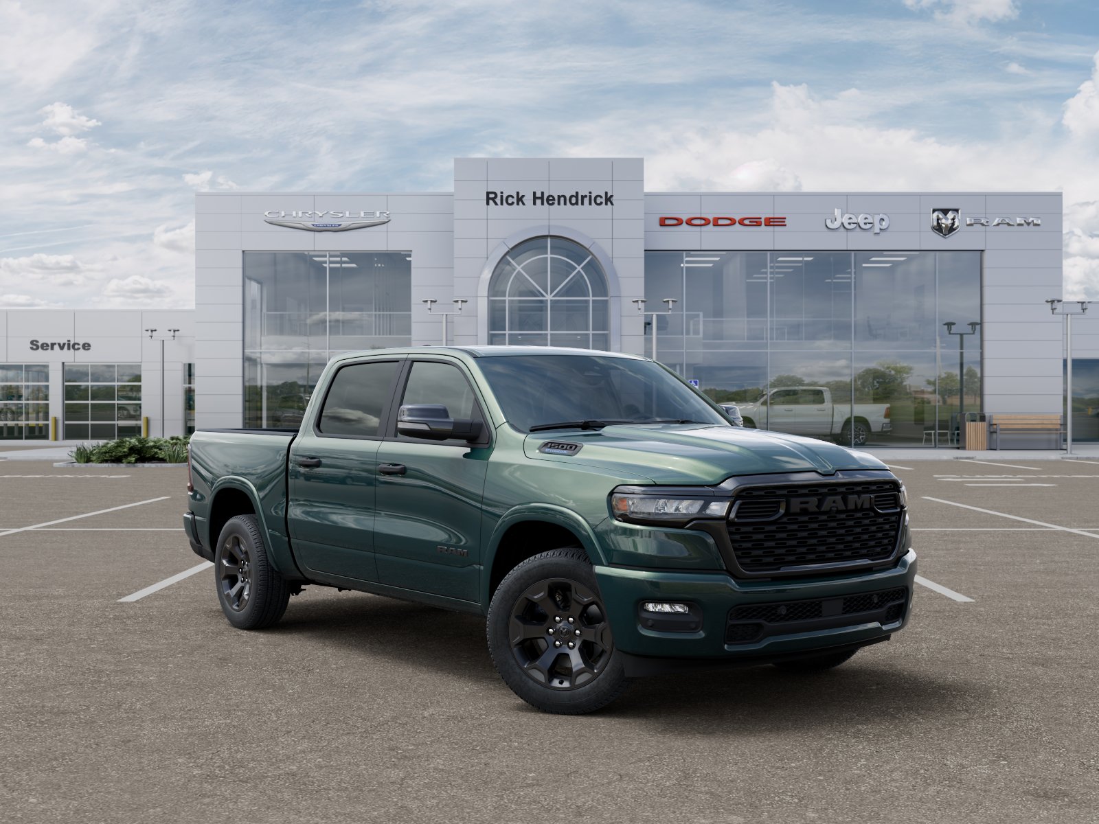 New 2026 Serrano-Green Metallic Exterior Paint RAM Big Horn image 27