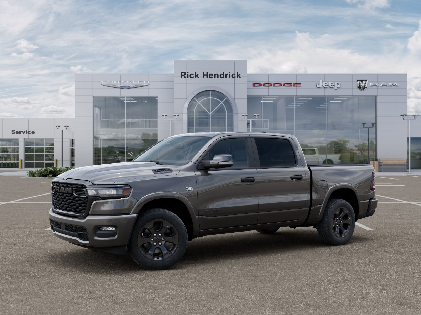 New 2026 Granite Crystal Metallic Clear-Coat Exterior Paint RAM Big Horn image 38