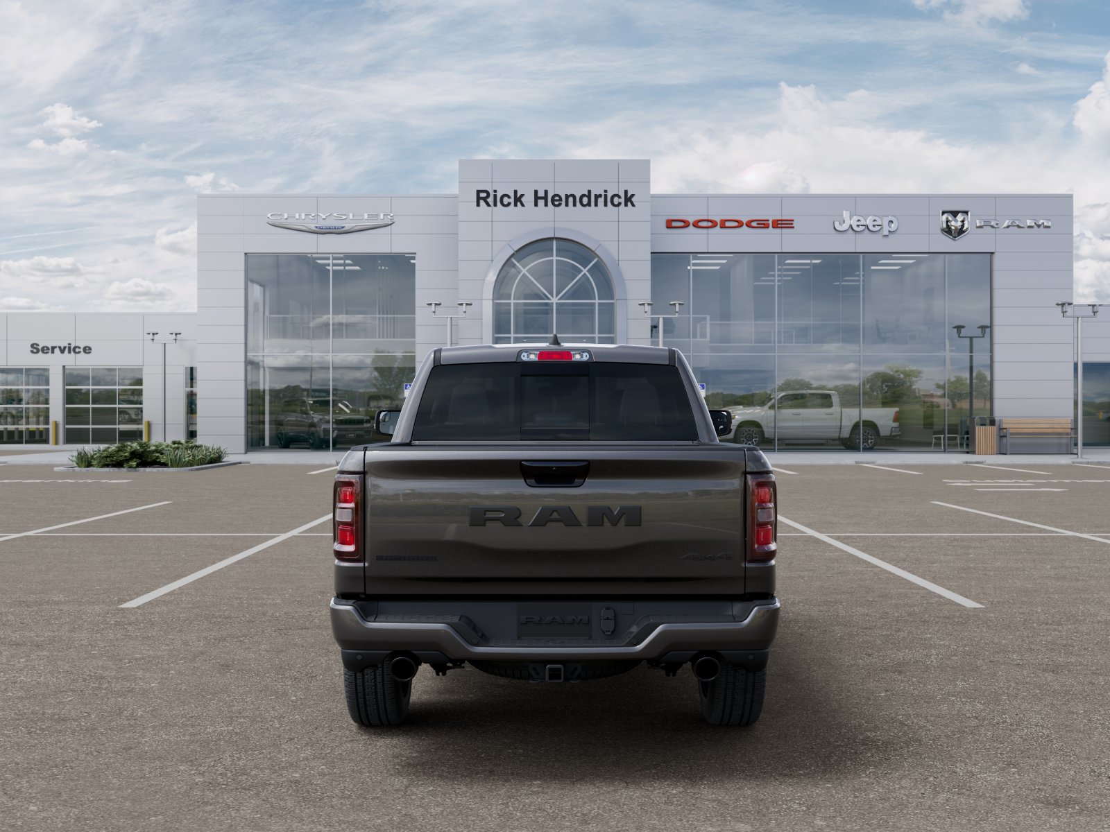 New 2026 Granite Crystal Metallic Clear-Coat Exterior Paint RAM Big Horn image 42
