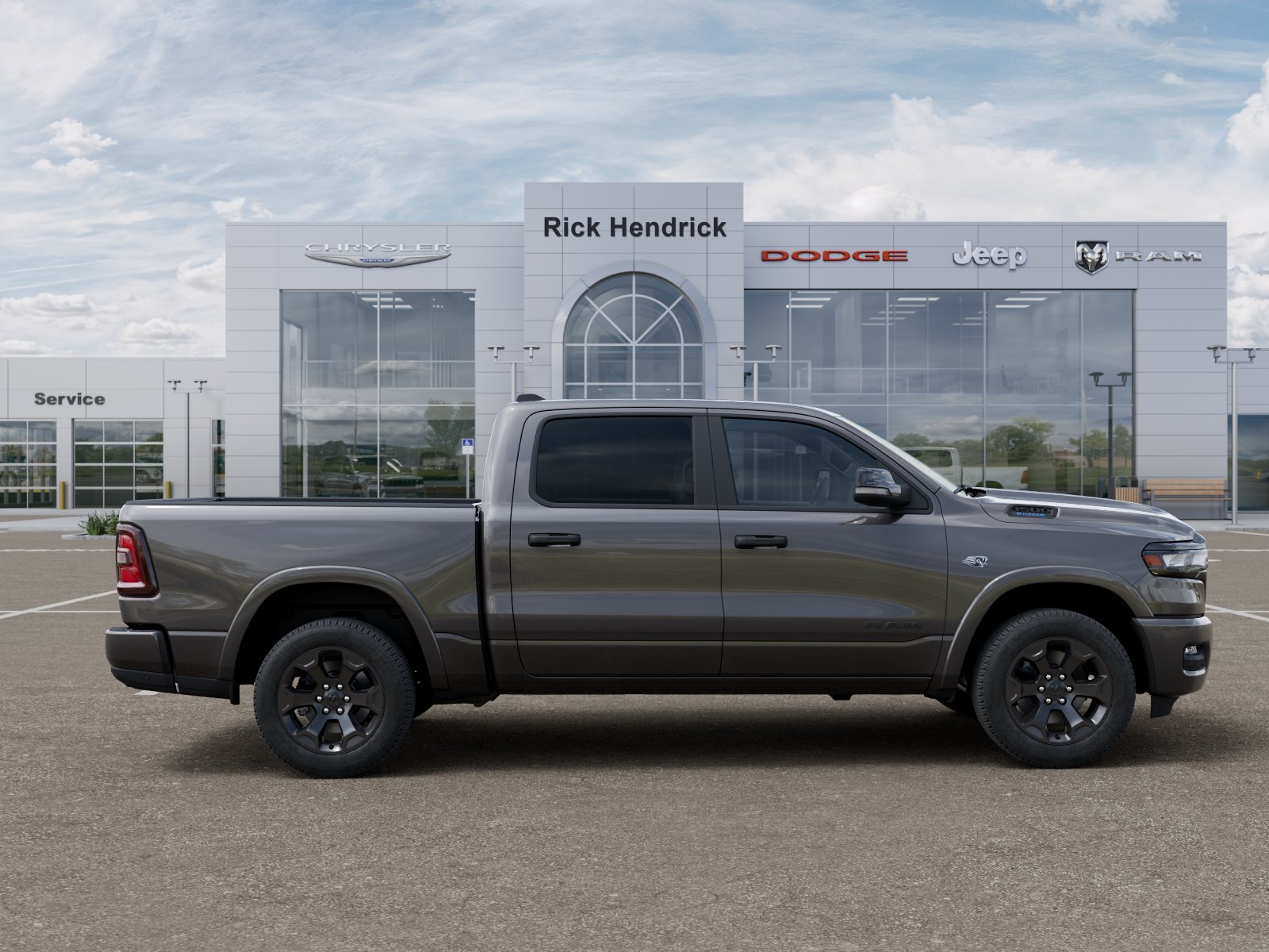 New 2026 Granite Crystal Metallic Clear-Coat Exterior Paint RAM Big Horn image 56