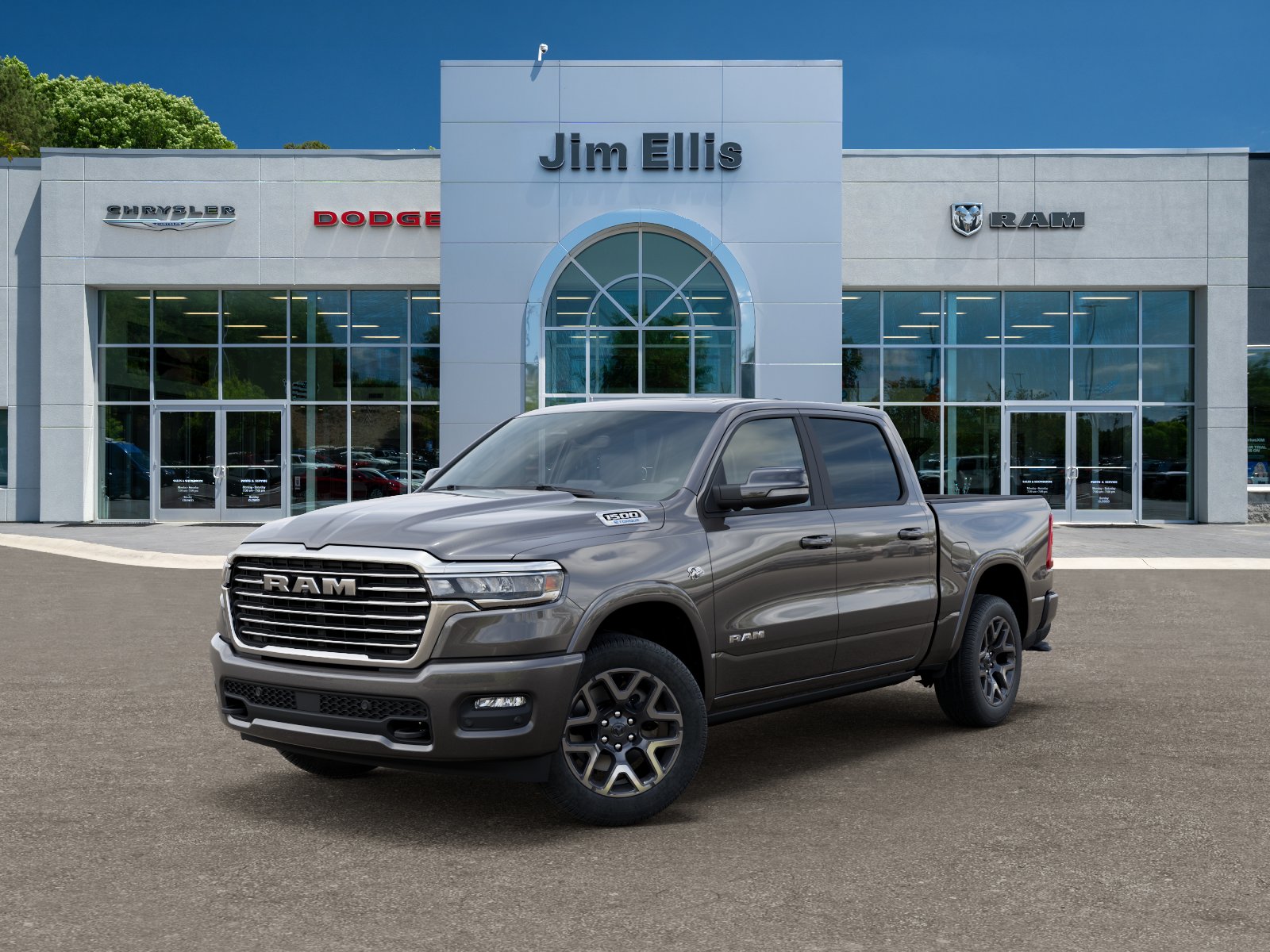 New 2026 Granite Crystal Metallic Clear-Coat Exterior Paint RAM Laramie image 27