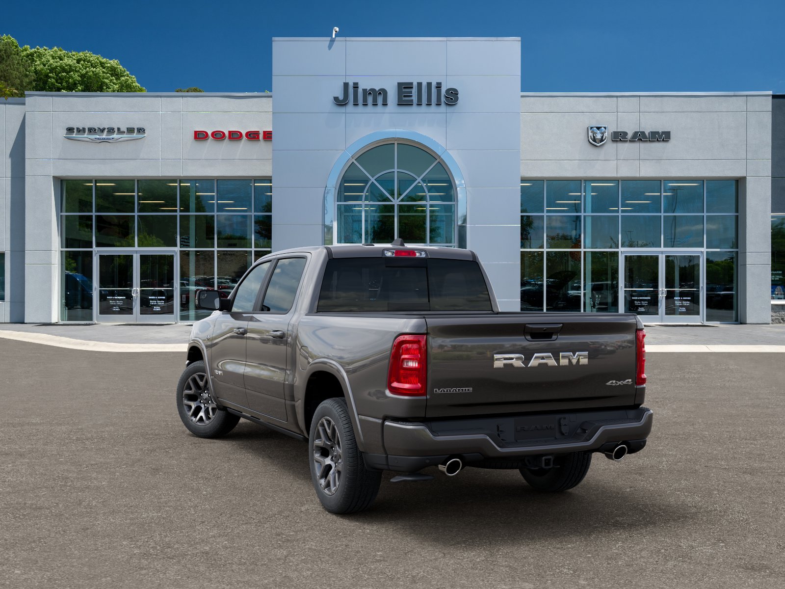 New 2026 Granite Crystal Metallic Clear-Coat Exterior Paint RAM Laramie image 29