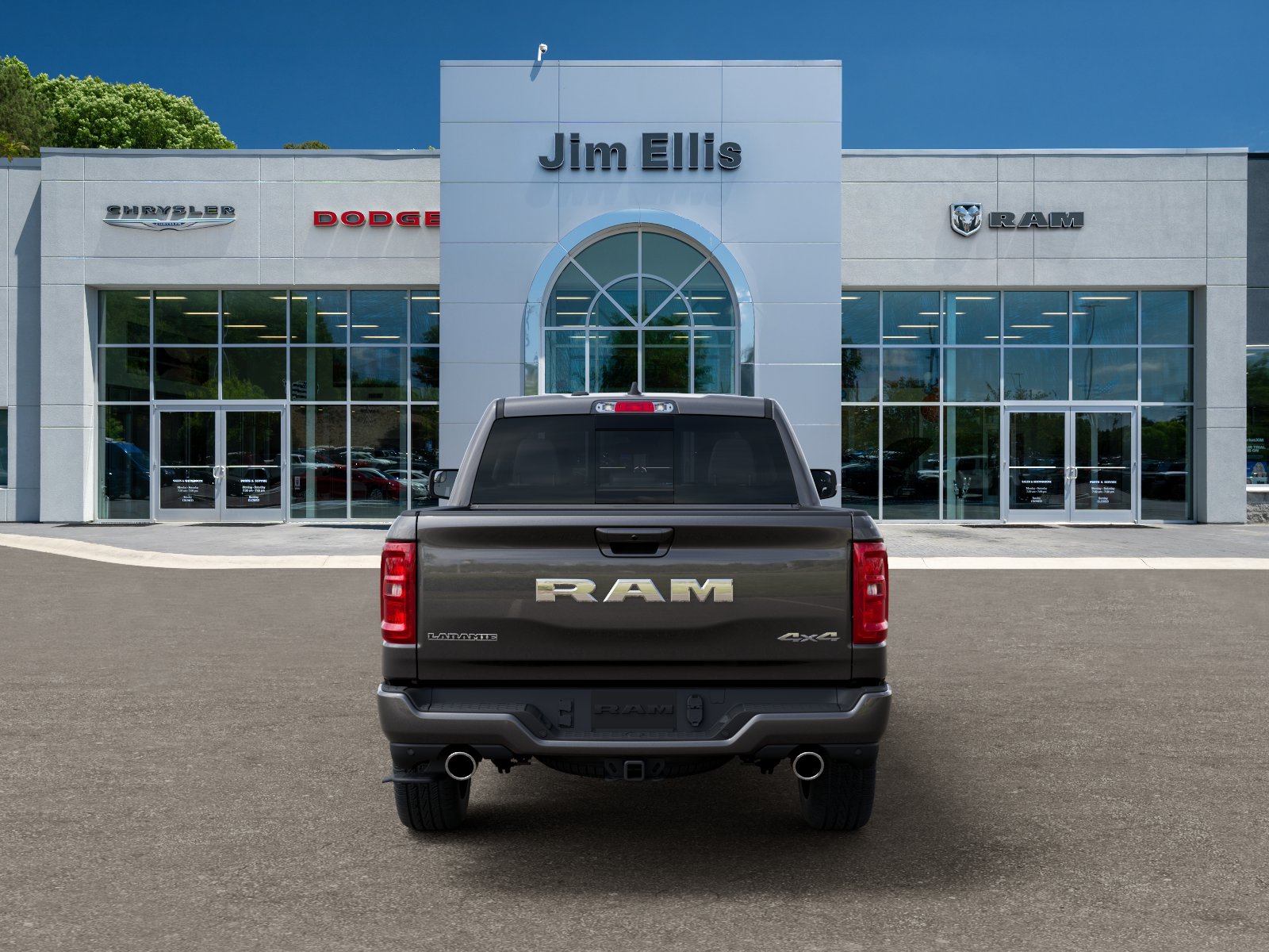 New 2026 Granite Crystal Metallic Clear-Coat Exterior Paint RAM Laramie image 33
