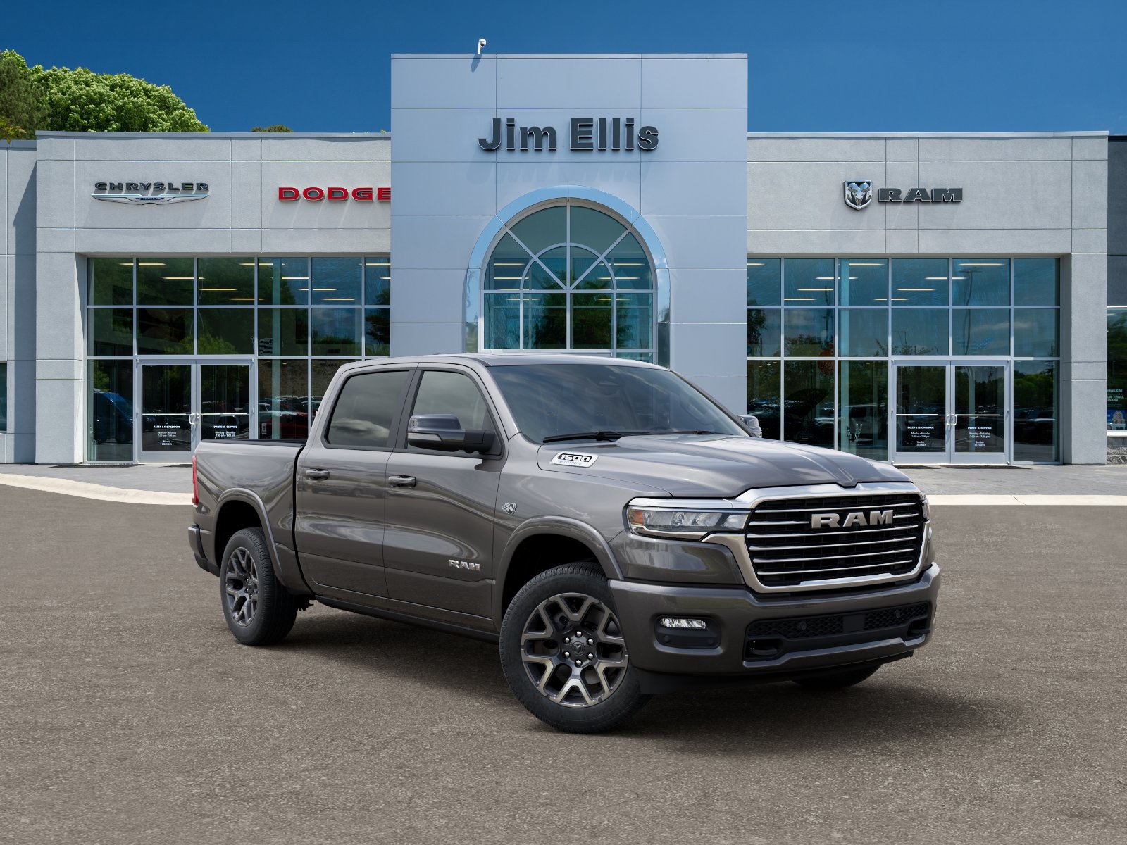 New 2026 Granite Crystal Metallic Clear-Coat Exterior Paint RAM Laramie image 31