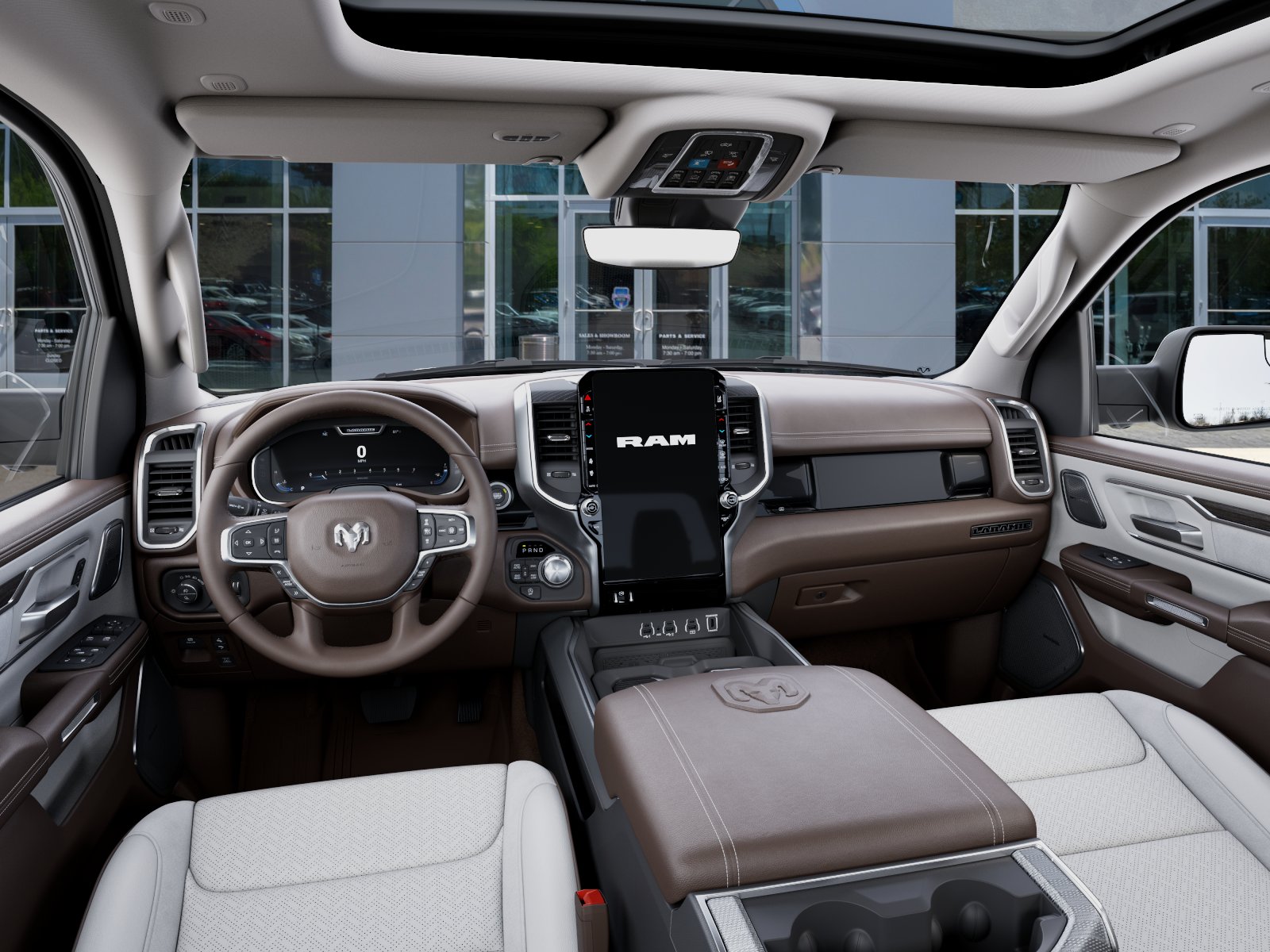 New 2026 Granite Crystal Metallic Clear-Coat Exterior Paint RAM Laramie image 40