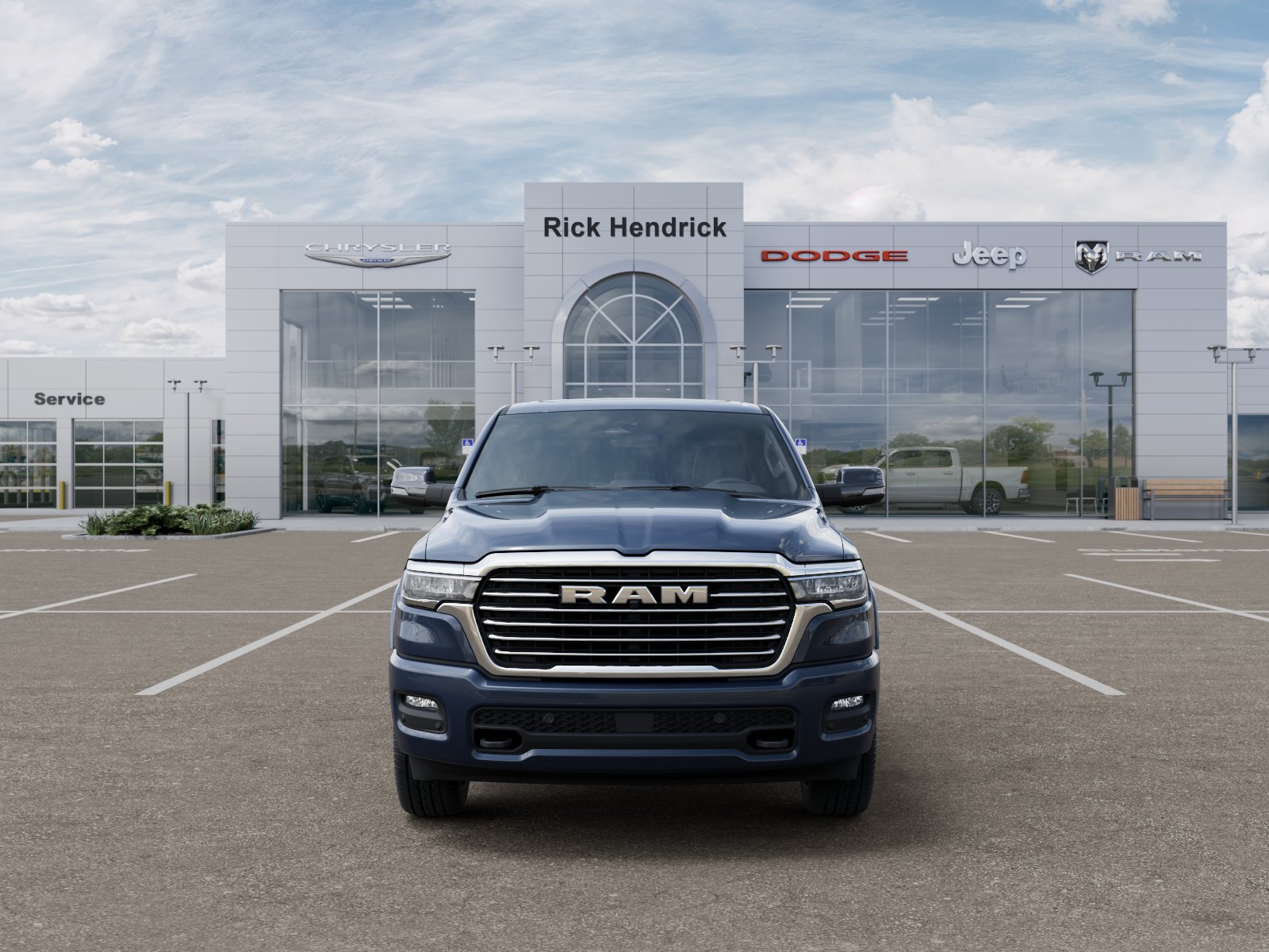 New 2026 Forged Blue Metallic Exterior Paint RAM Laramie image 42