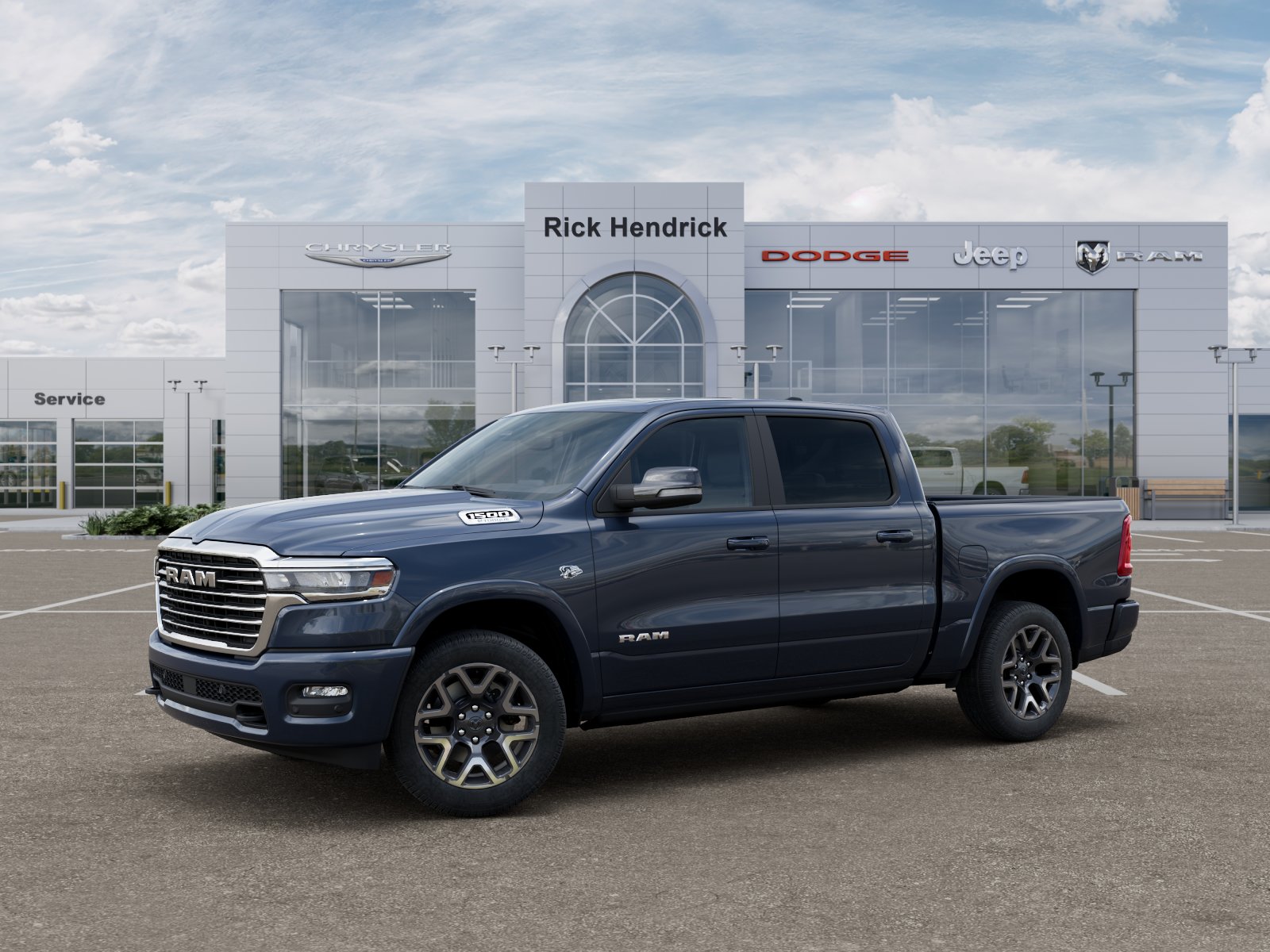 New 2026 Forged Blue Metallic Exterior Paint RAM Laramie image 39