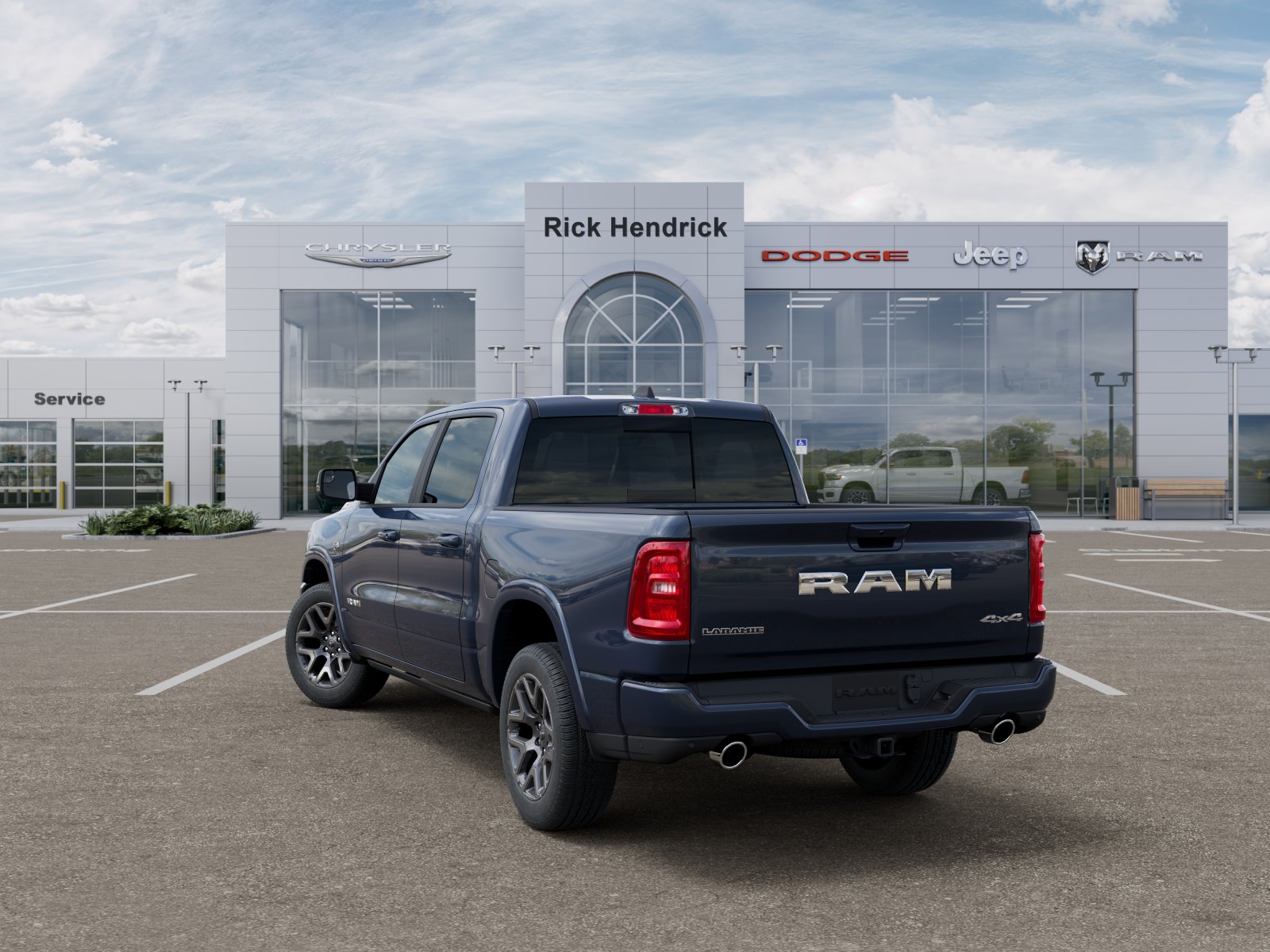 New 2026 Forged Blue Metallic Exterior Paint RAM Laramie image 40