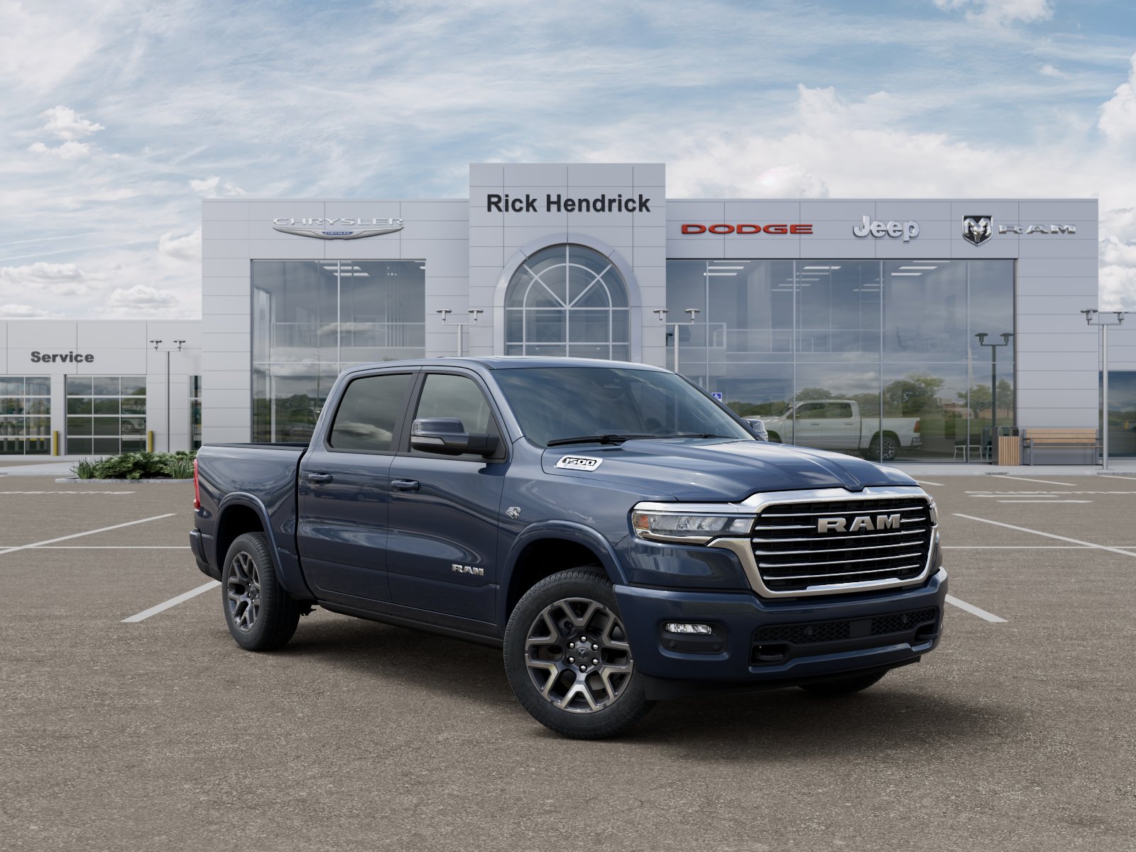 New 2026 Forged Blue Metallic Exterior Paint RAM Laramie image 37