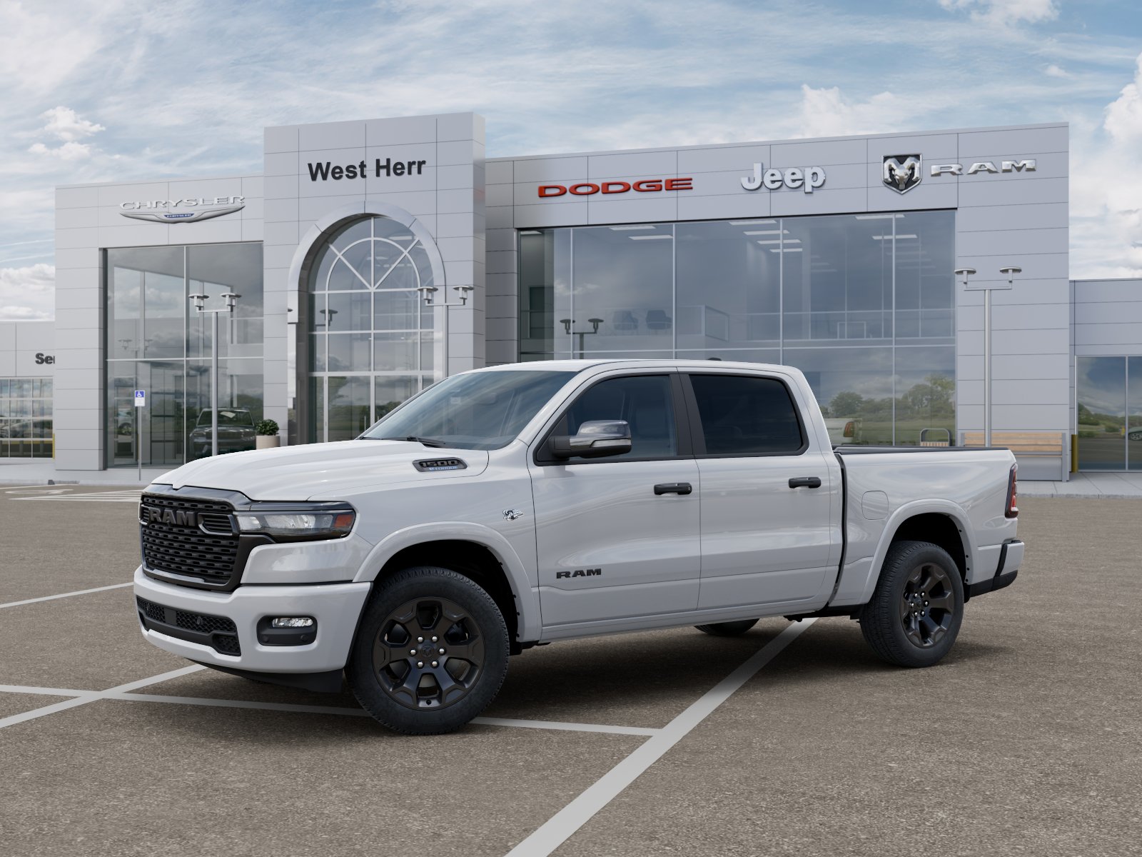 New 2026 Bright White Clearcoat Ram Big Horn/Lone Star image 2