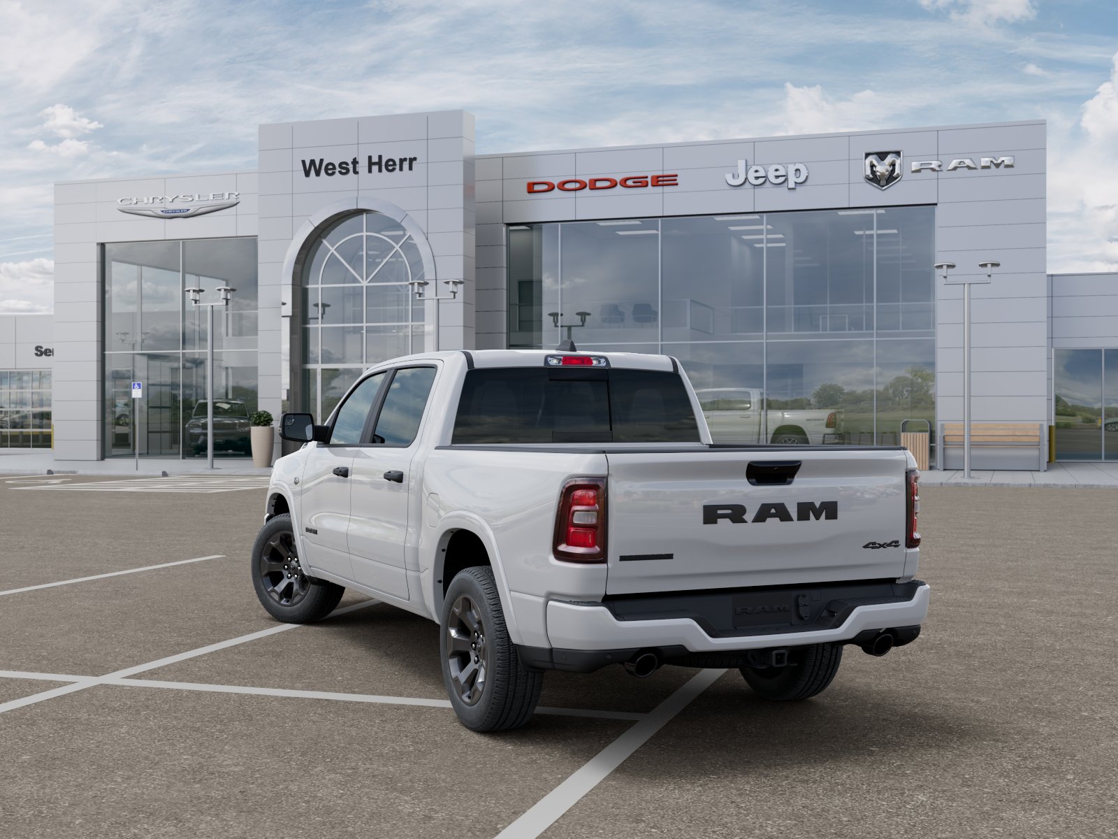 New 2026 Bright White Clearcoat Ram Big Horn/Lone Star image 3