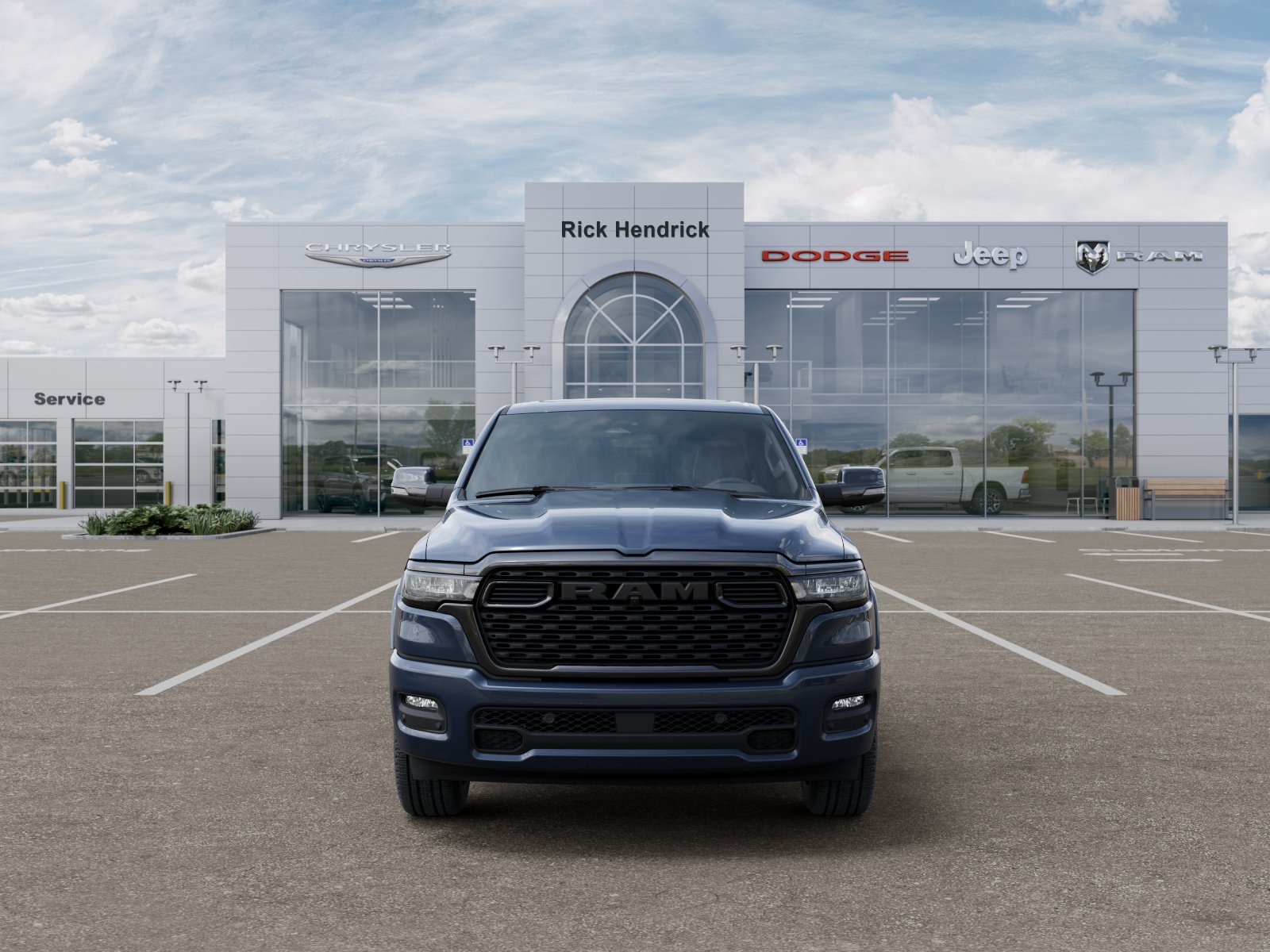 New 2026 Forged Blue Metallic Exterior Paint RAM Big Horn image 33
