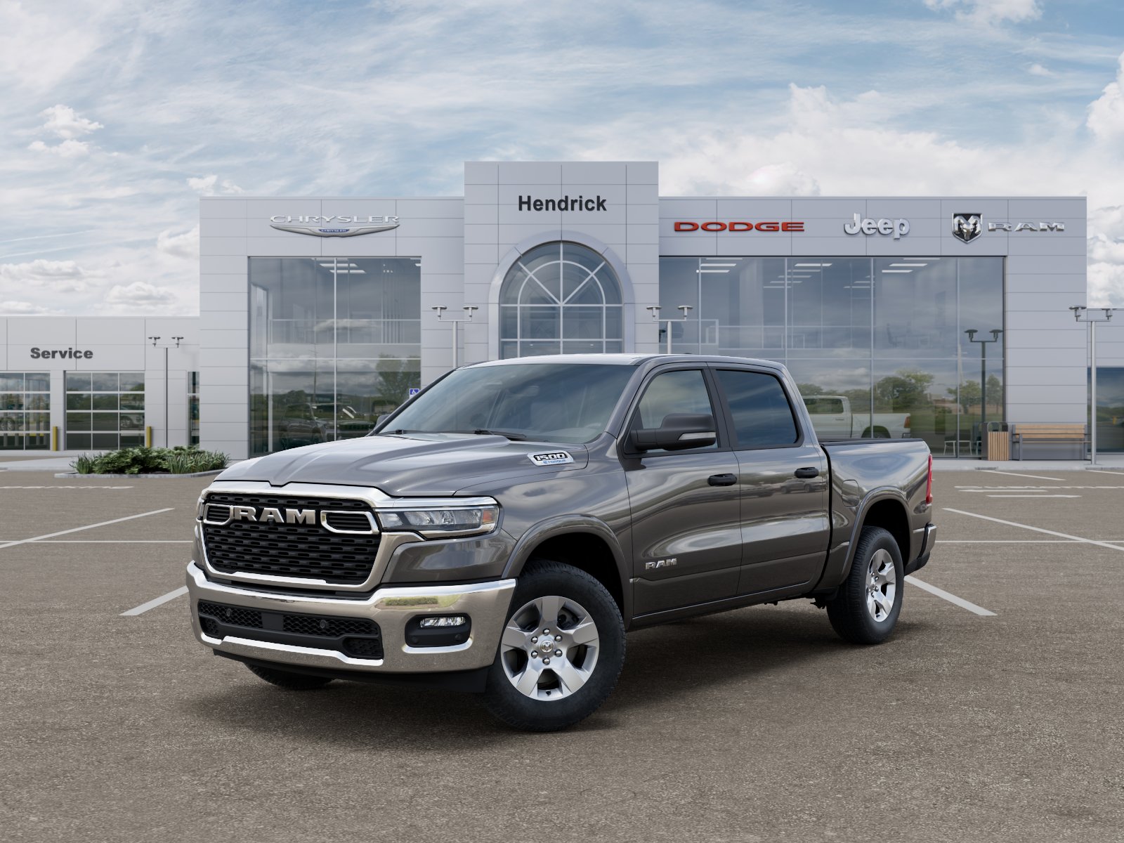 New 2026 Granite Crystal Metallic Clear-Coat Exterior Paint RAM Big Horn image 35
