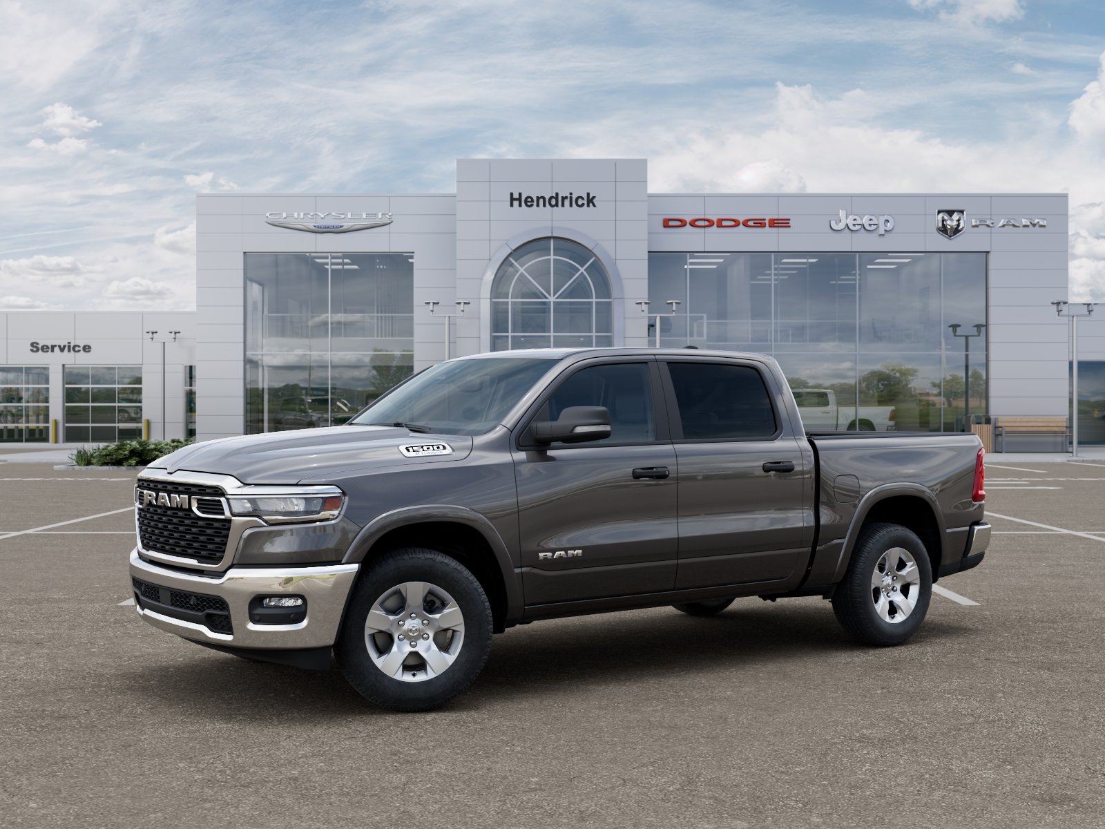 New 2026 Granite Crystal Metallic Clear-Coat Exterior Paint RAM Big Horn image 36