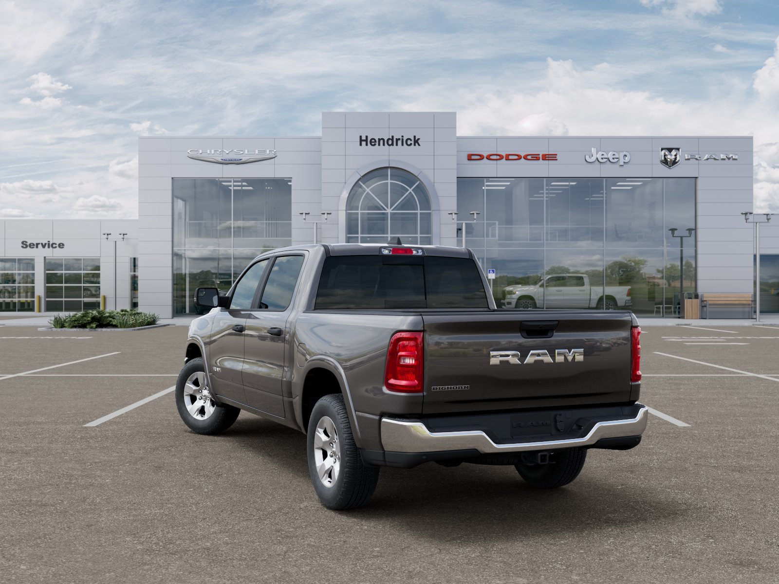 New 2026 Granite Crystal Metallic Clear-Coat Exterior Paint RAM Big Horn image 37