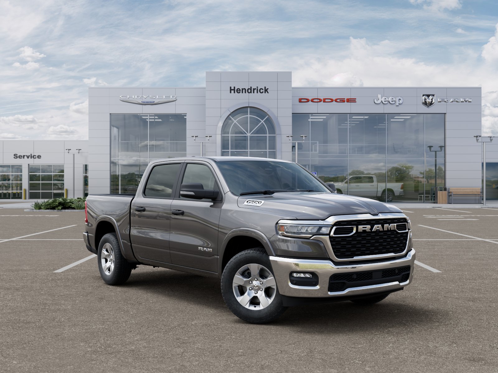 New 2026 Granite Crystal Metallic Clear-Coat Exterior Paint RAM Big Horn image 34