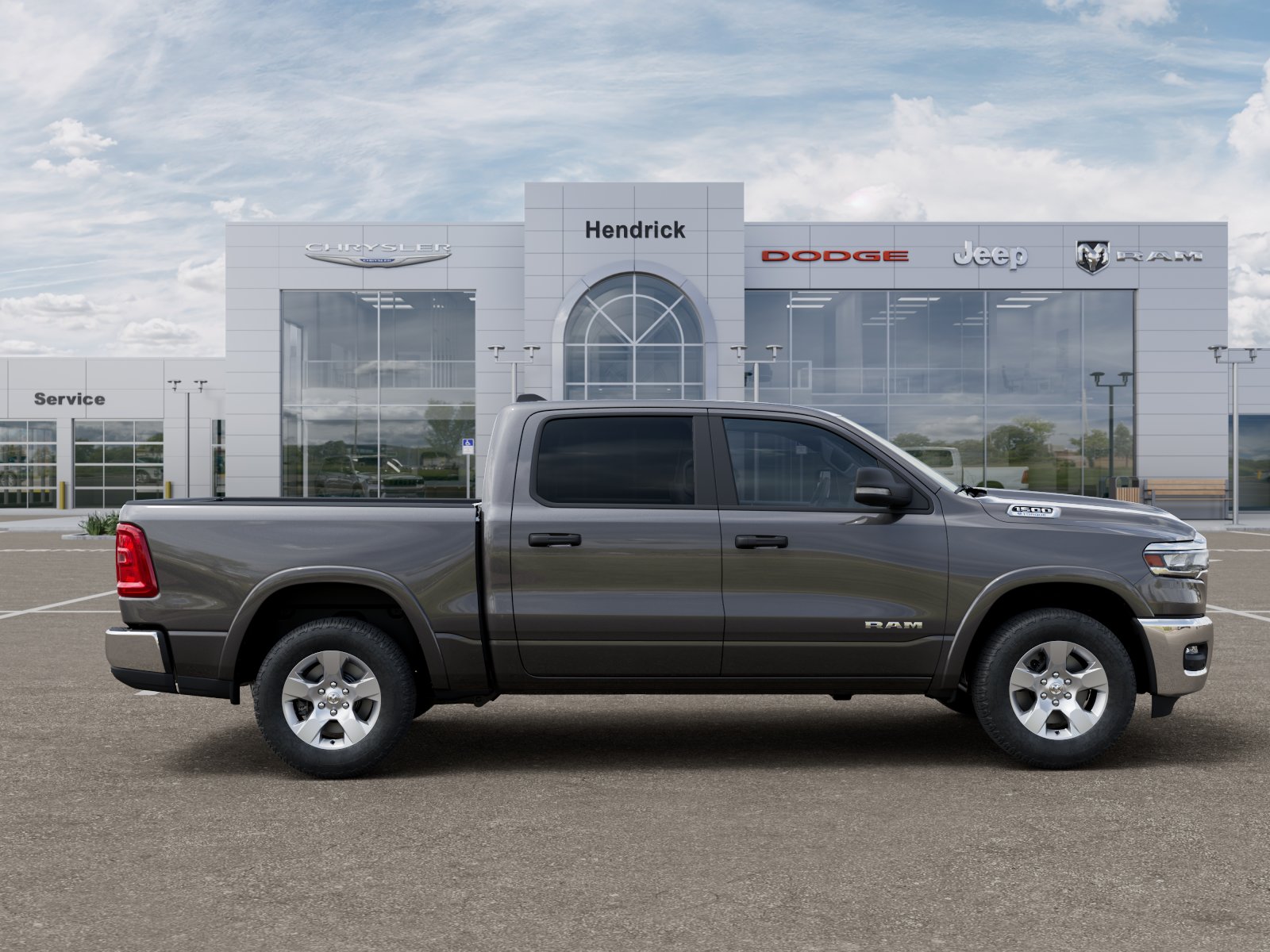 New 2026 Granite Crystal Metallic Clear-Coat Exterior Paint RAM Big Horn image 54