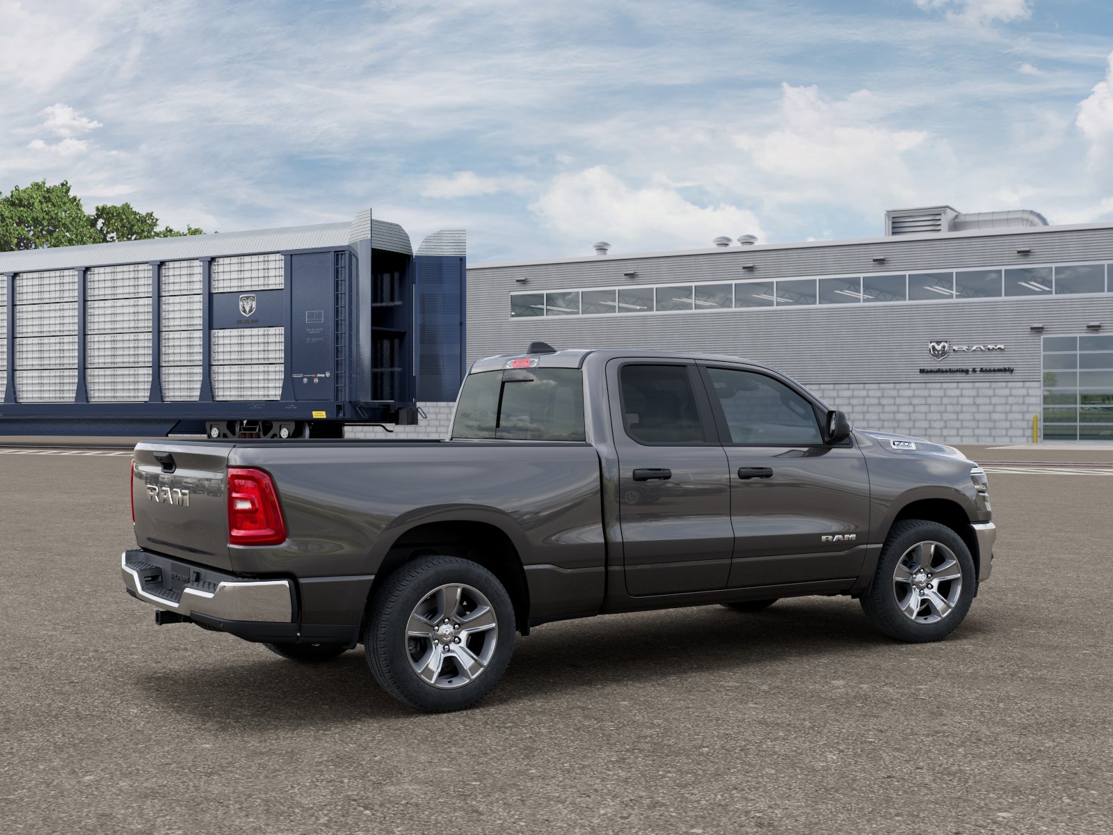 New 2026 Granite Crystal Metallic Clear-Coat Exterior Paint RAM Tradesman image 30
