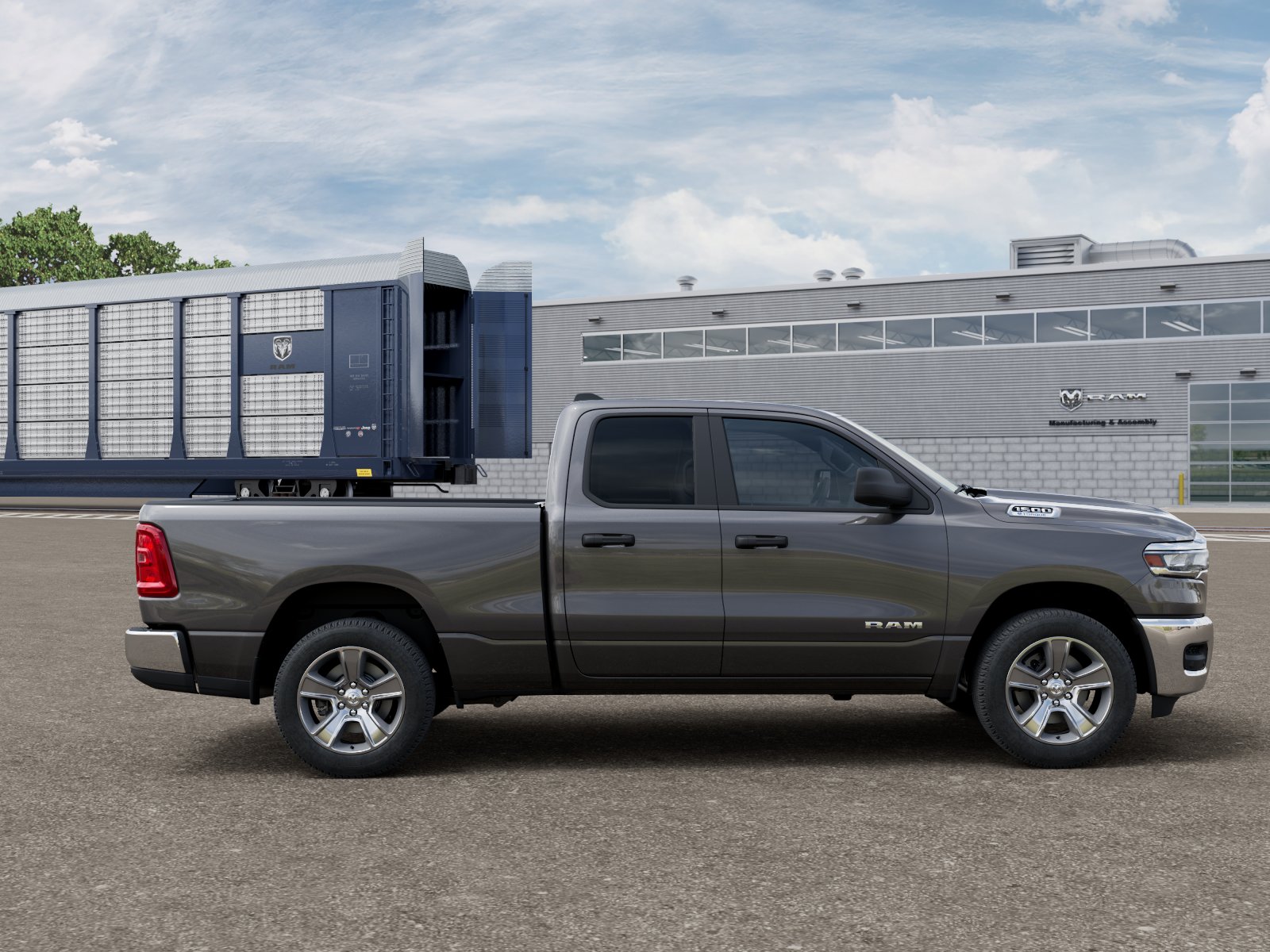 New 2026 Granite Crystal Metallic Clear-Coat Exterior Paint RAM Tradesman image 47