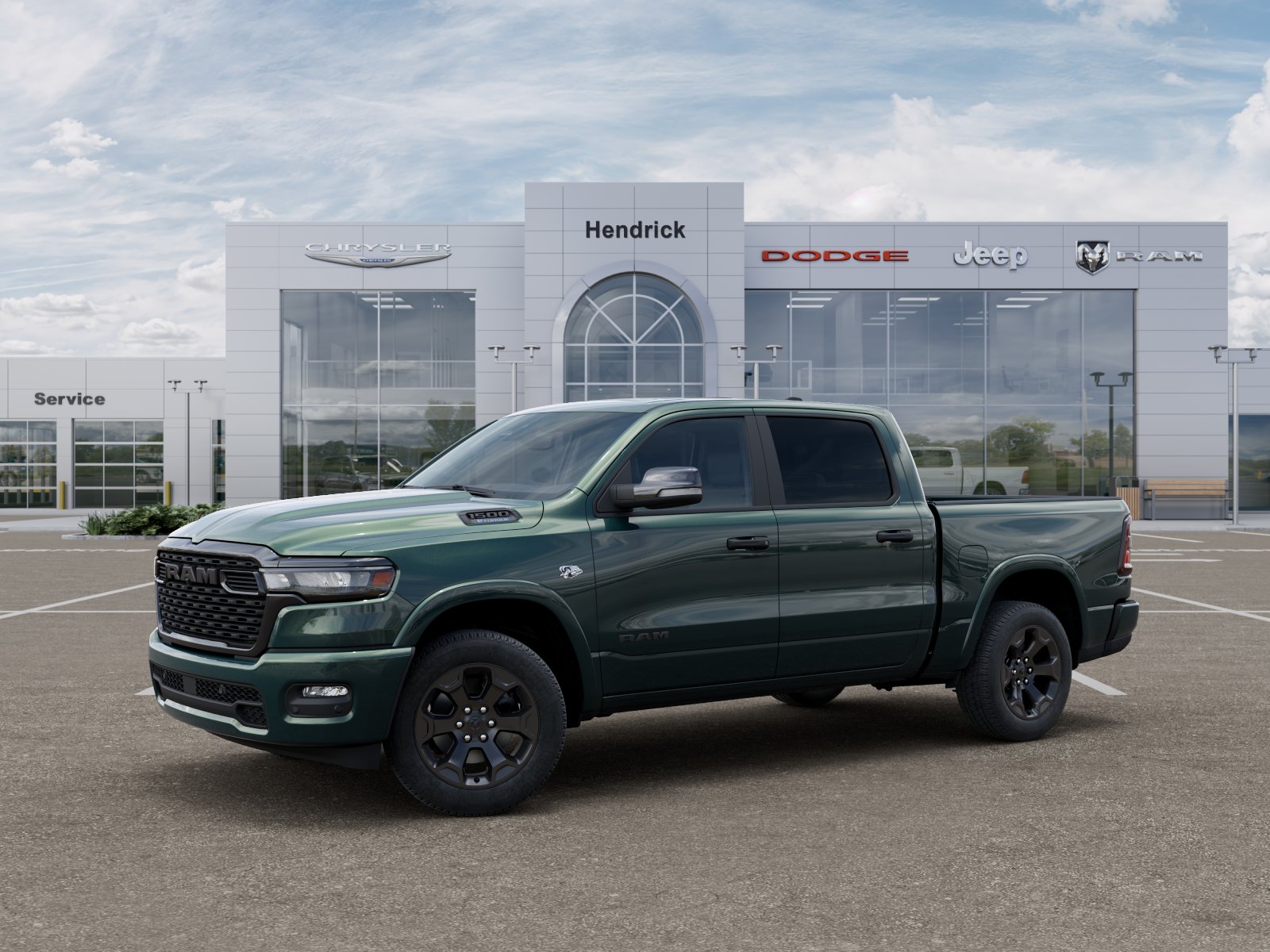 New 2026 Serrano Green Metallic RAM Big Horn image 40