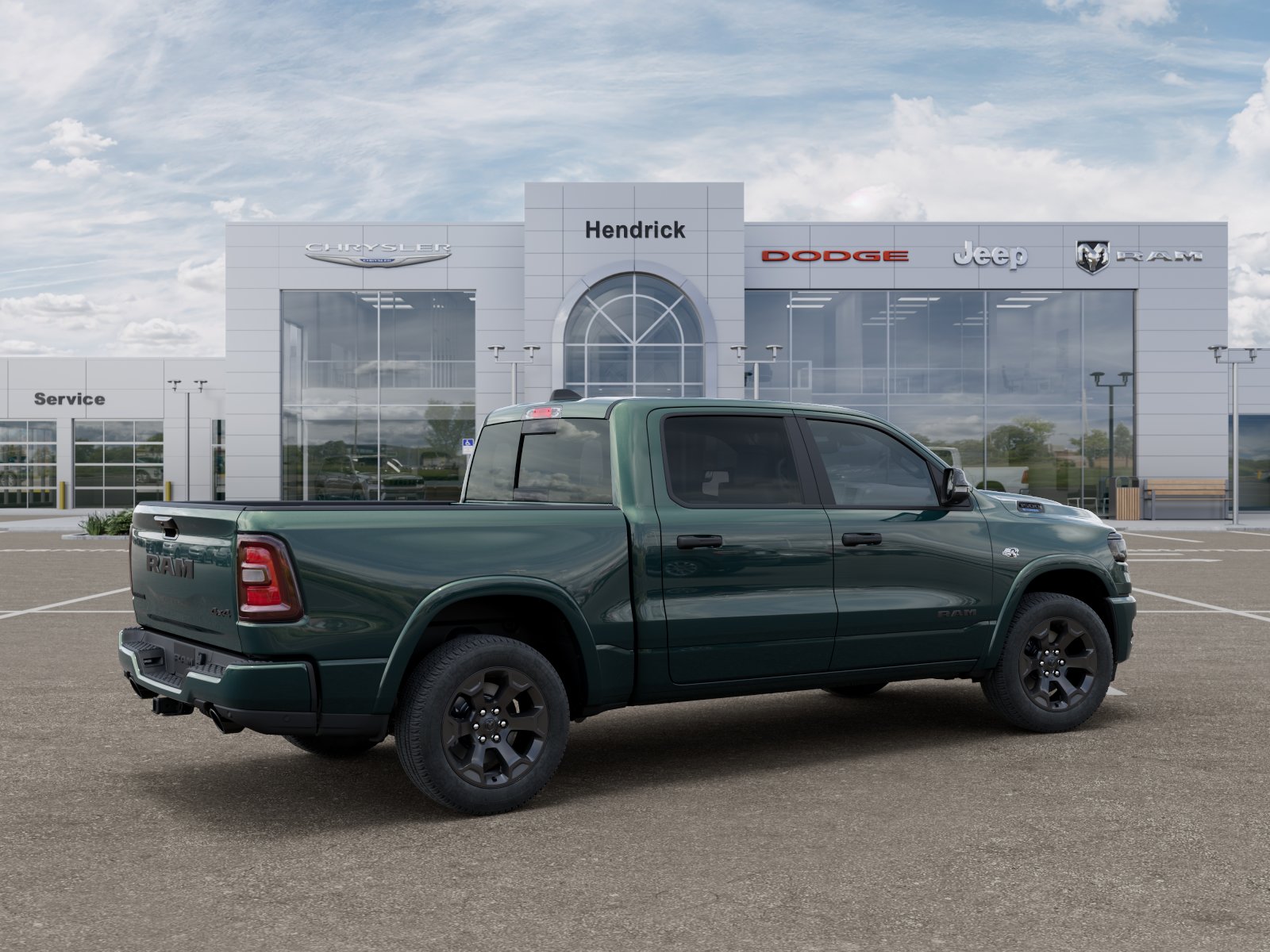 New 2026 Serrano Green Metallic RAM Big Horn image 42