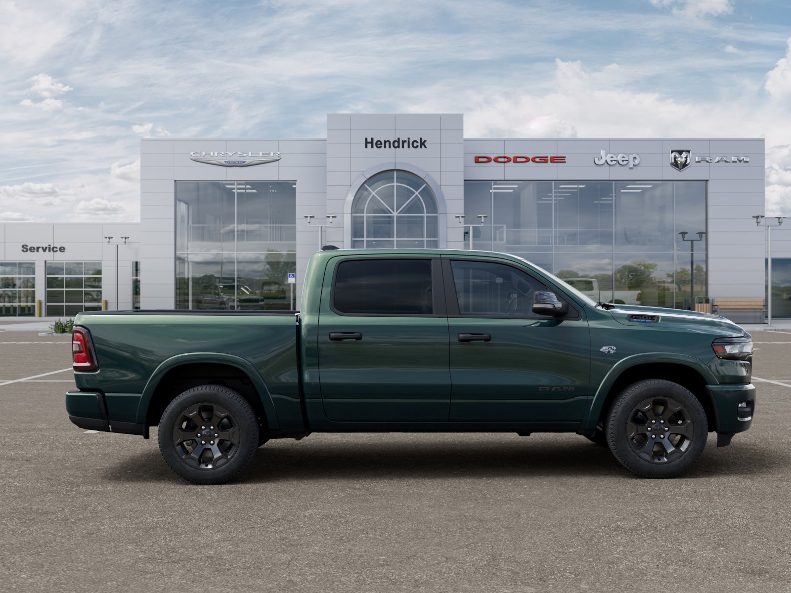 New 2026 Serrano Green Metallic RAM Big Horn image 58