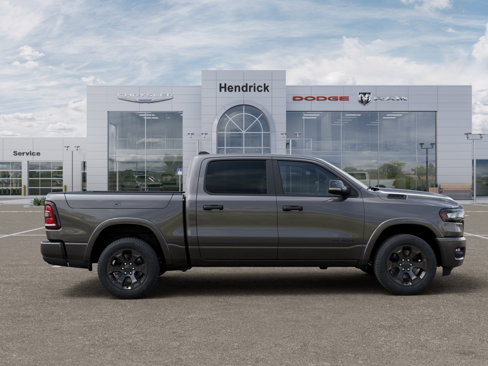 New 2026 Granite Crystal Metallic Clear-Coat Exterior Paint RAM Big Horn image 55
