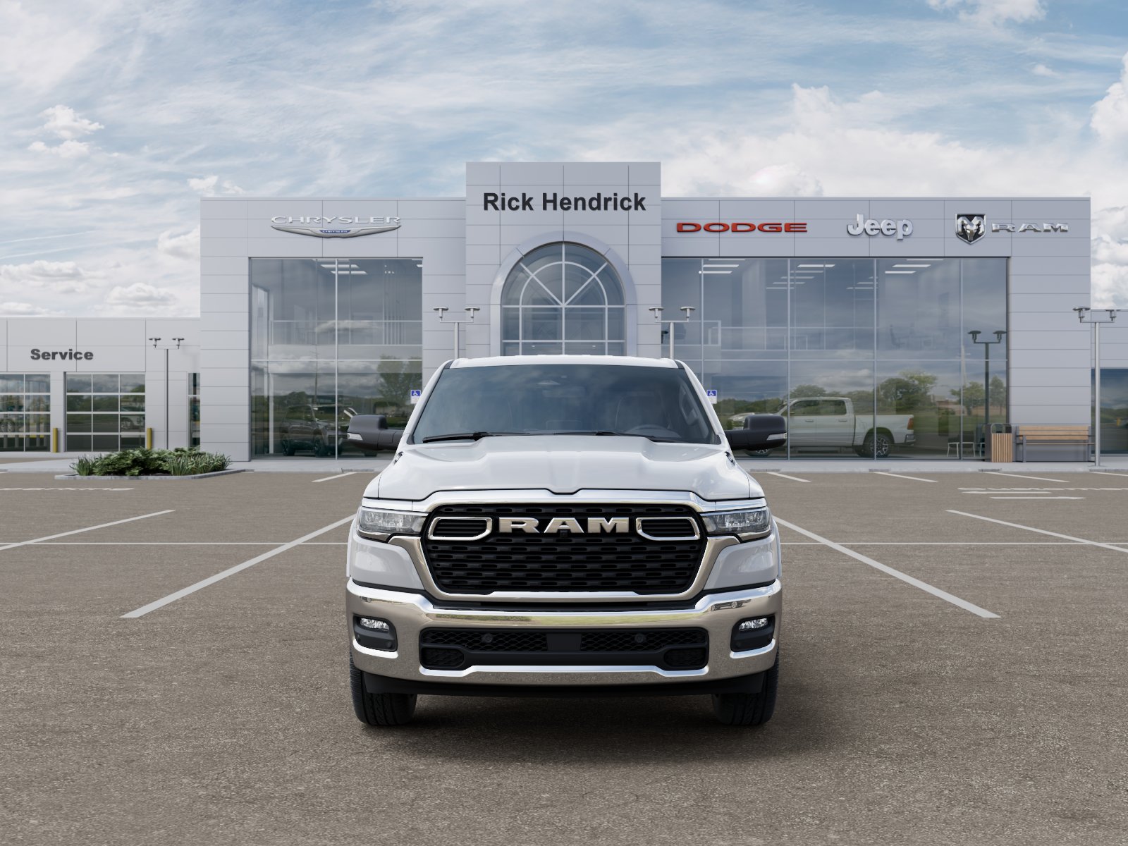 New 2026 Bright White Clearcoat RAM Big Horn image 40