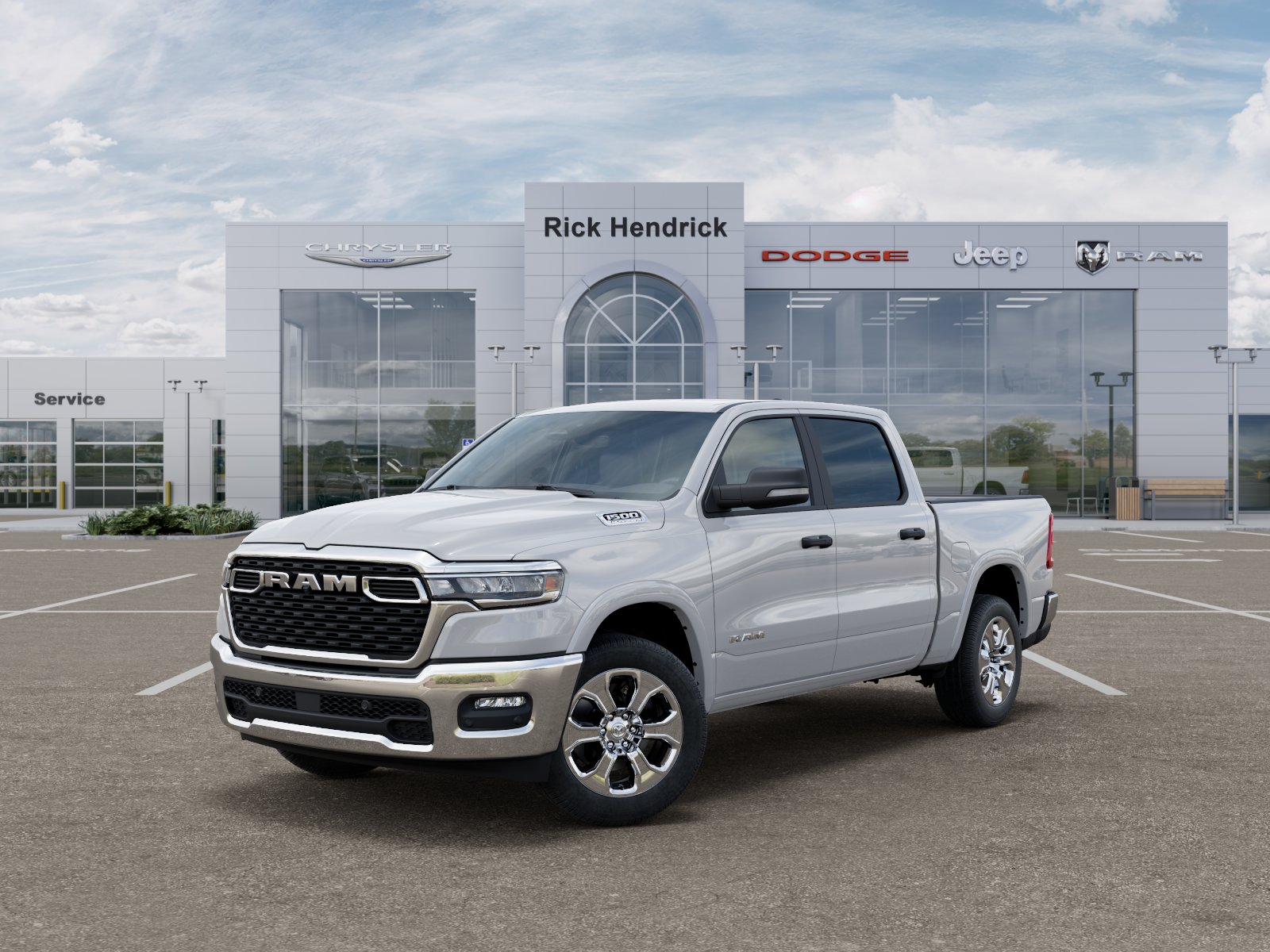 New 2026 Bright White Clearcoat RAM Big Horn image 36